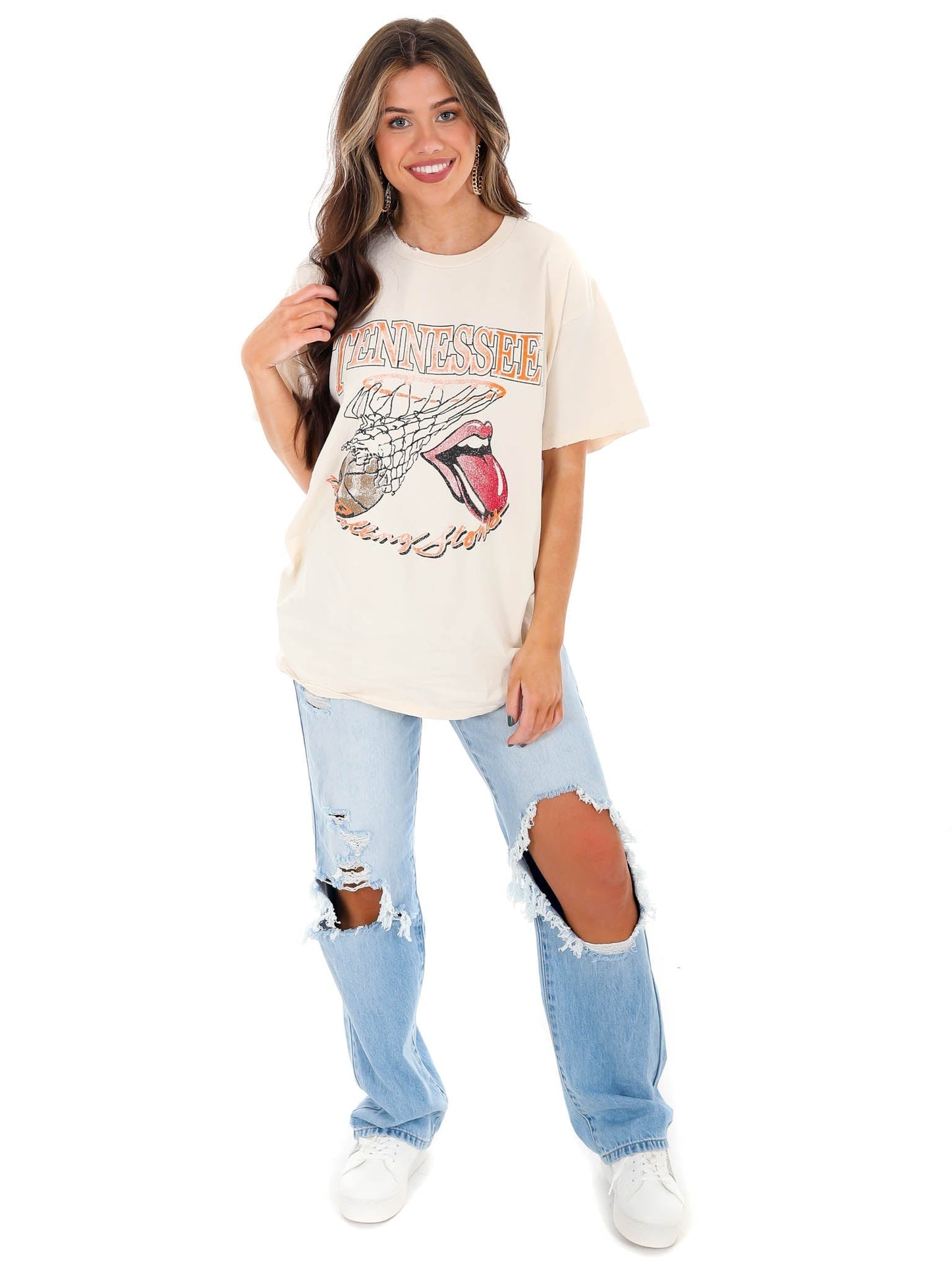 Rolling Stones Tennessee Basketball Net Tee
