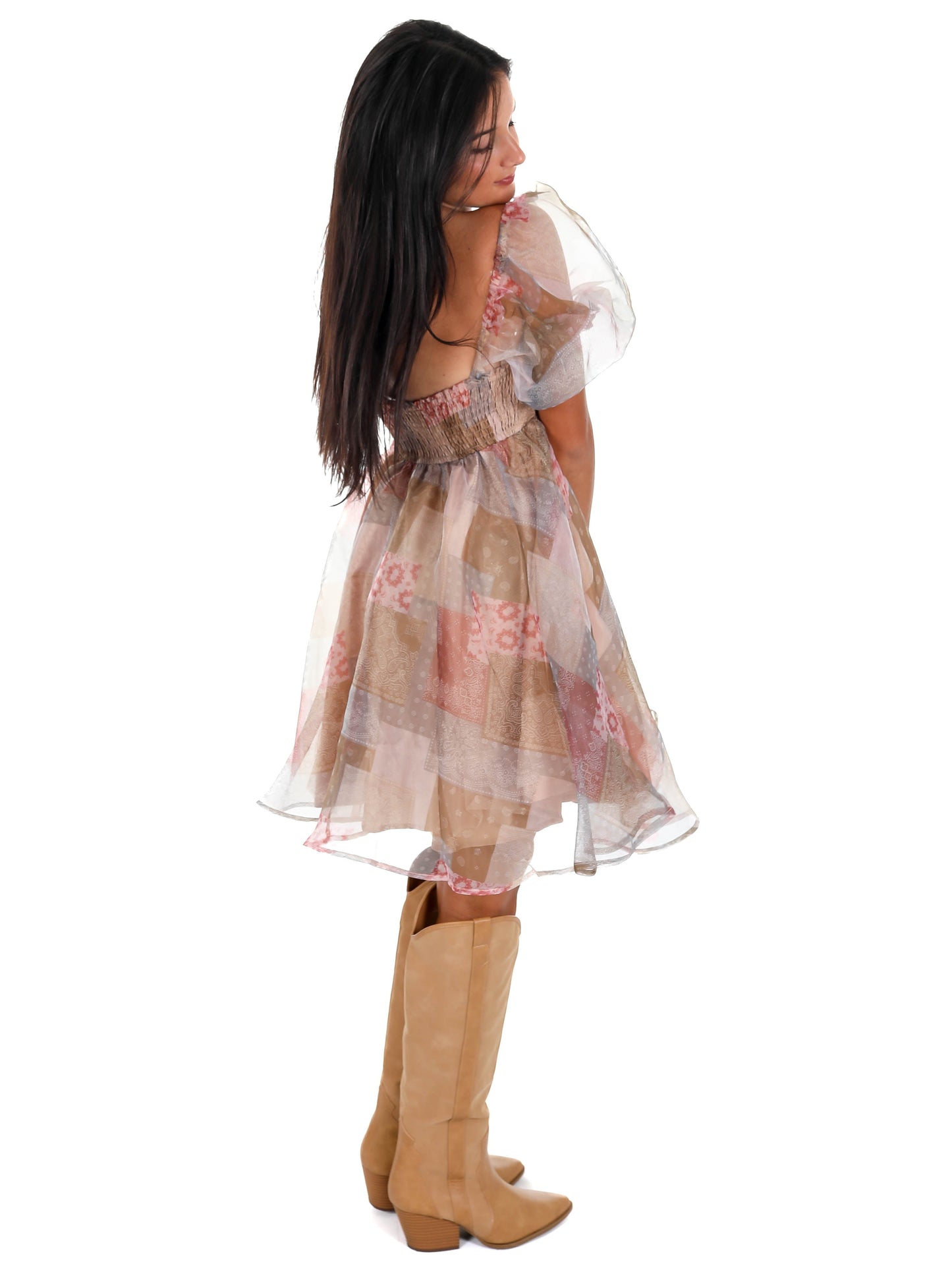 Meet Again Organza Mini Dress