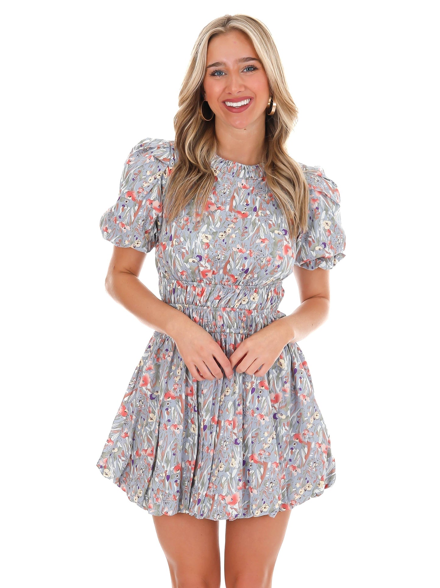 Rolling With It Floral Mini Dress