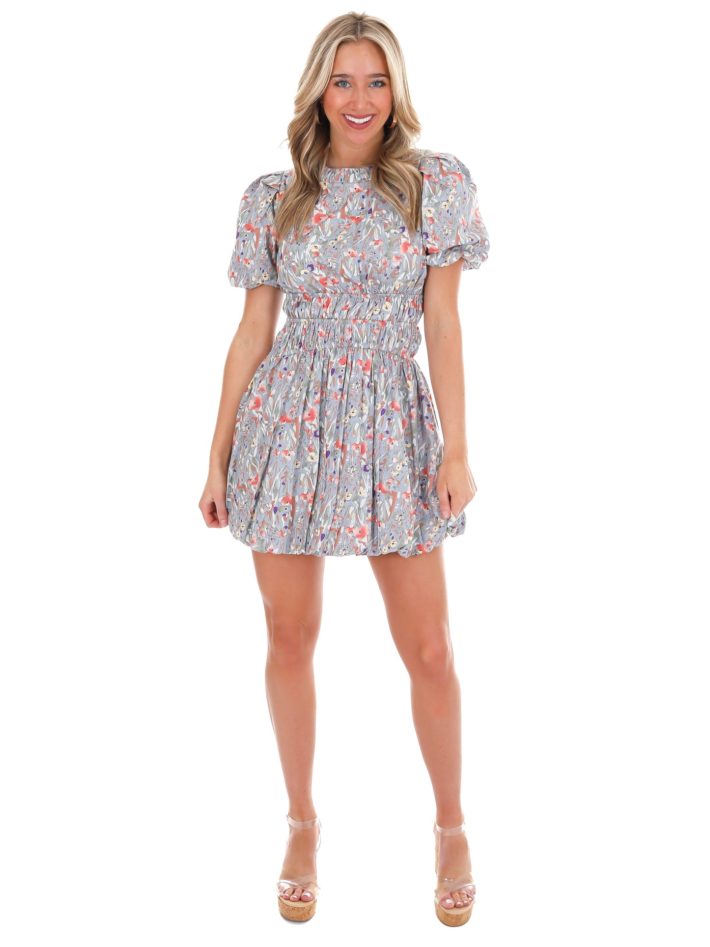 Rolling With It Floral Mini Dress