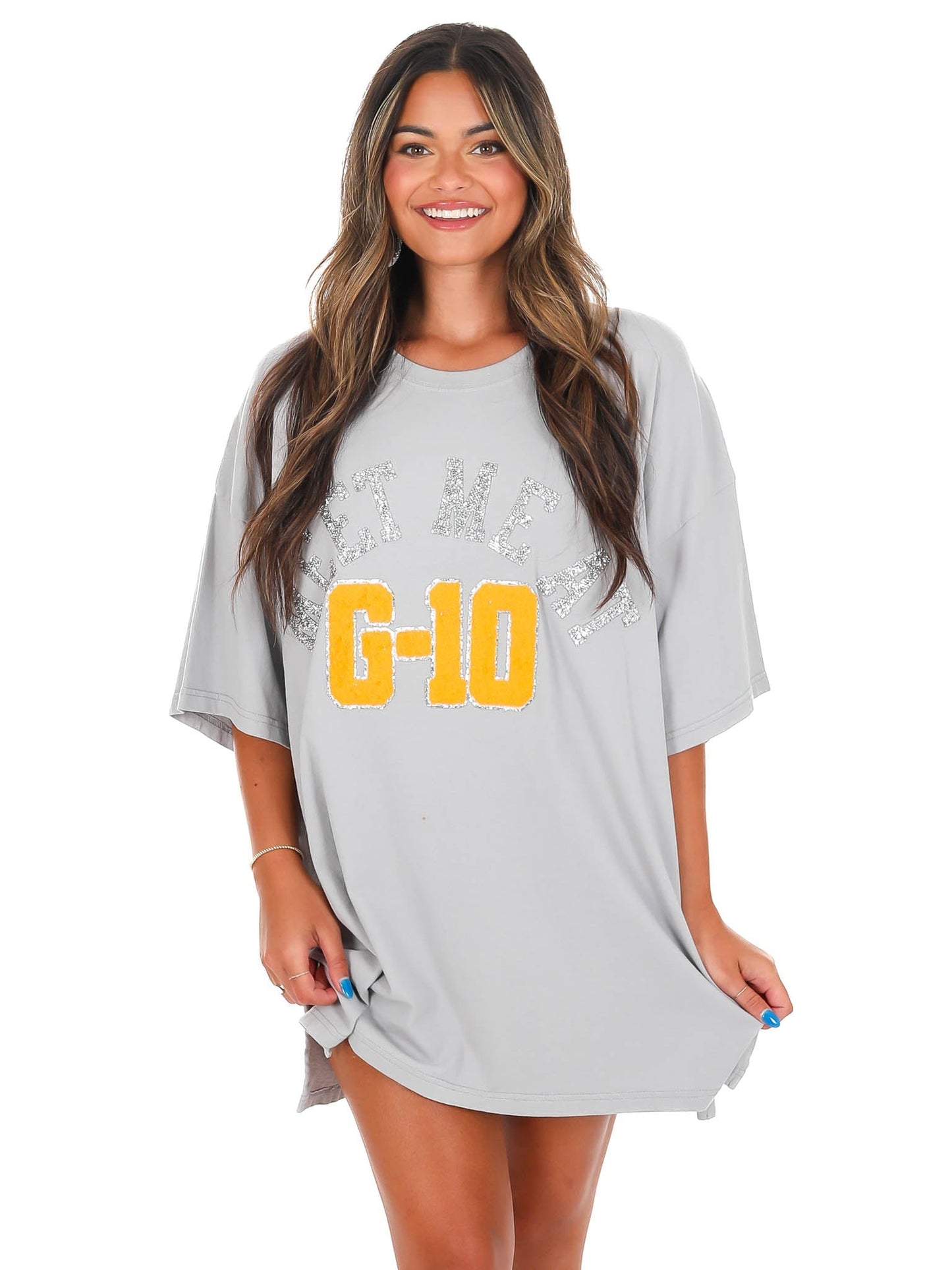 Meet Me at G-10 Oversized Tee