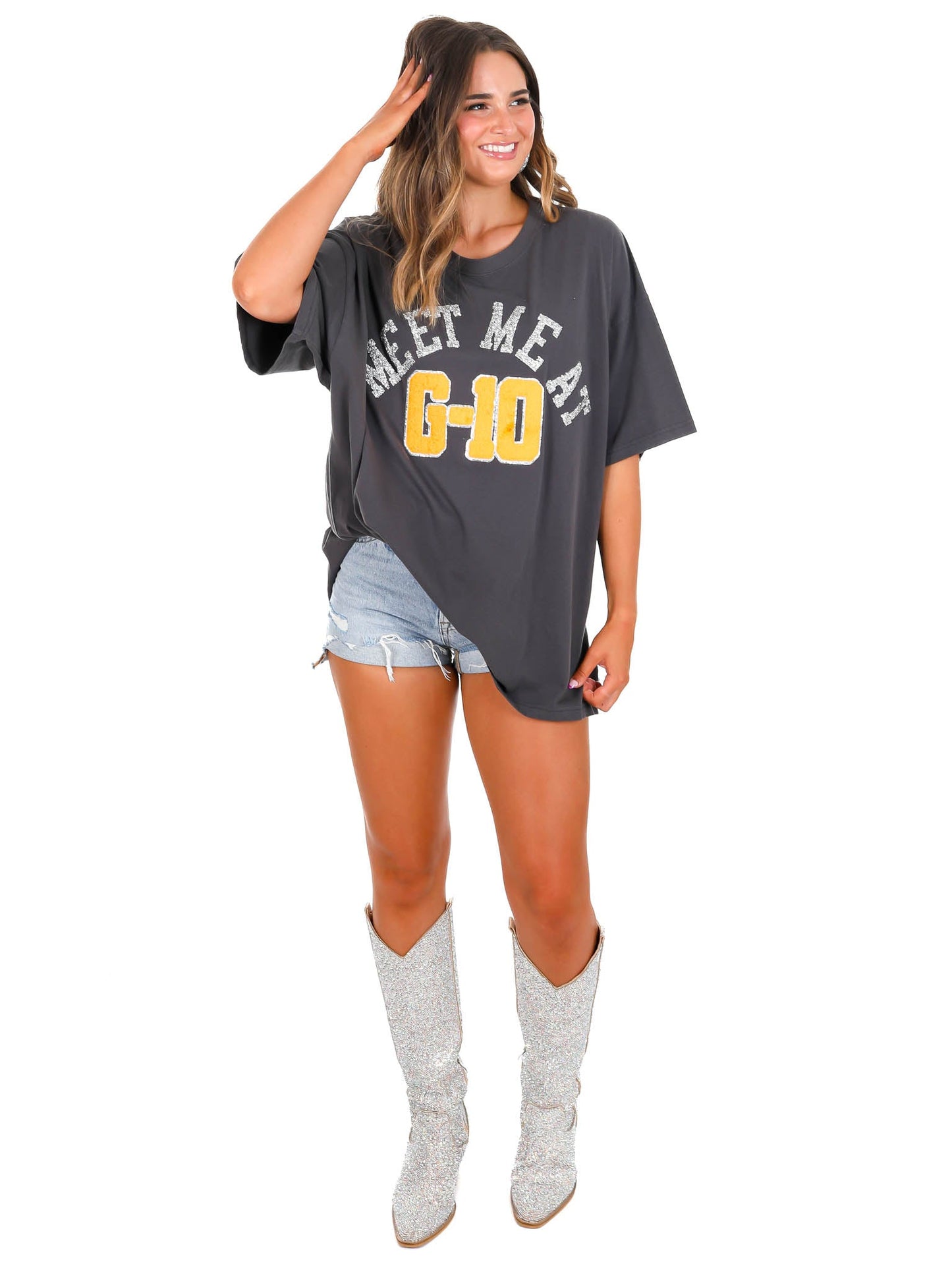 Meet Me at G-10 Oversized Tee