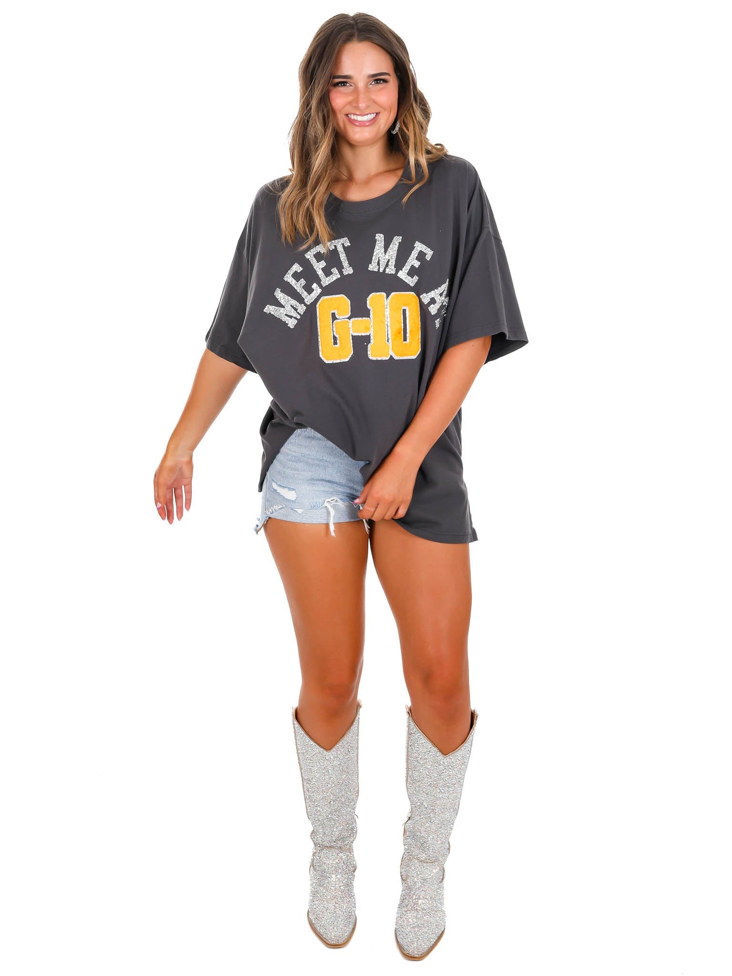 Meet Me at G-10 Oversized Tee