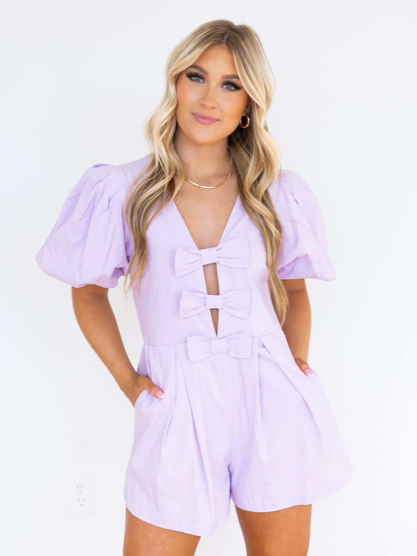 Pretty Little Thing Ribbon Romper