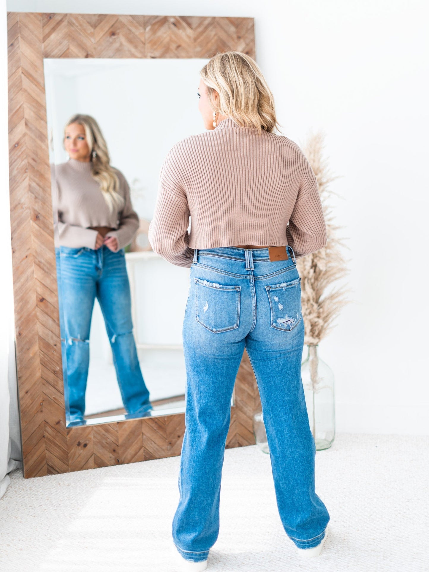 Learn to Love Ribbed Crop Sweater