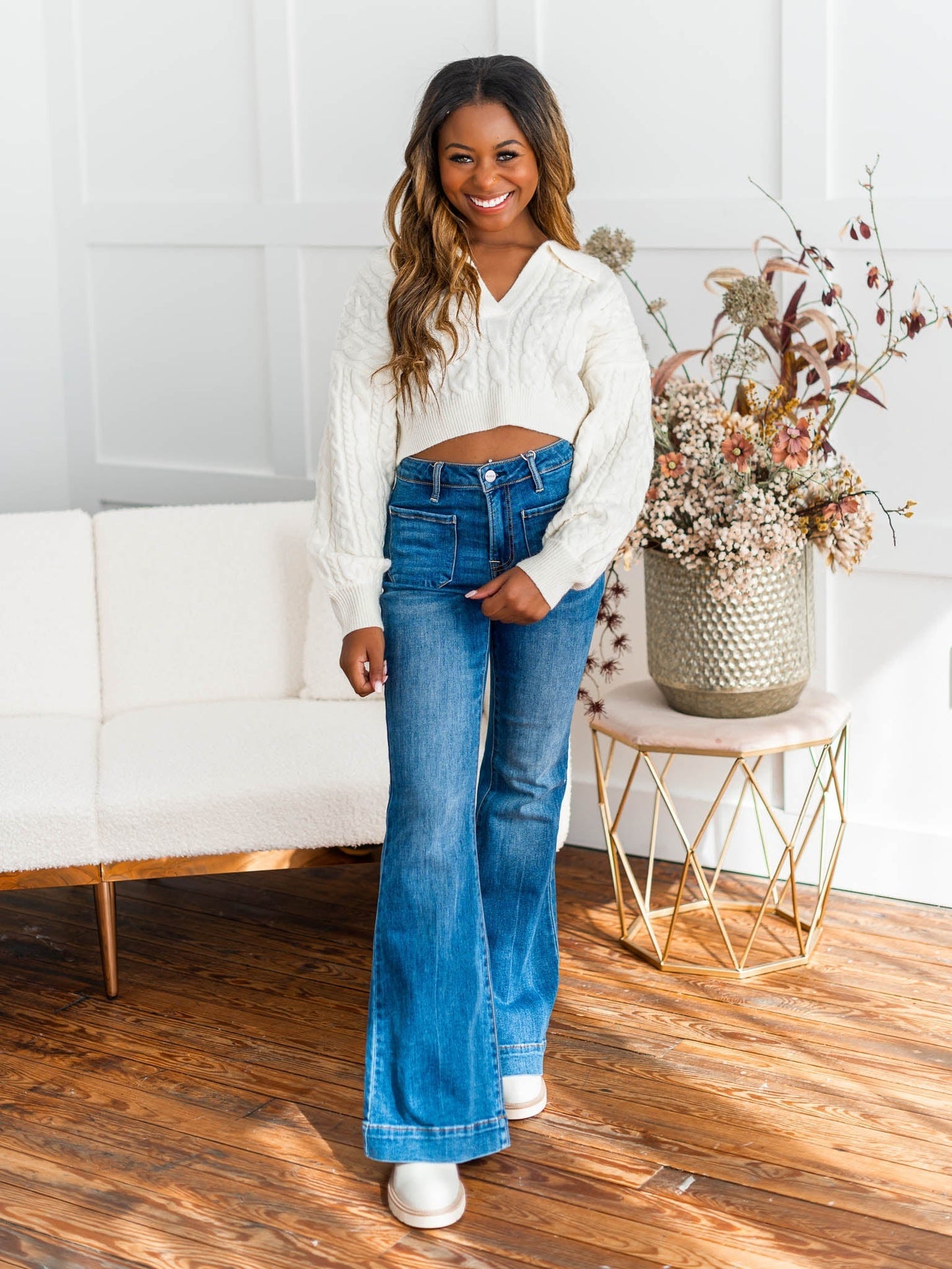 Life That's Good Cropped Sweater