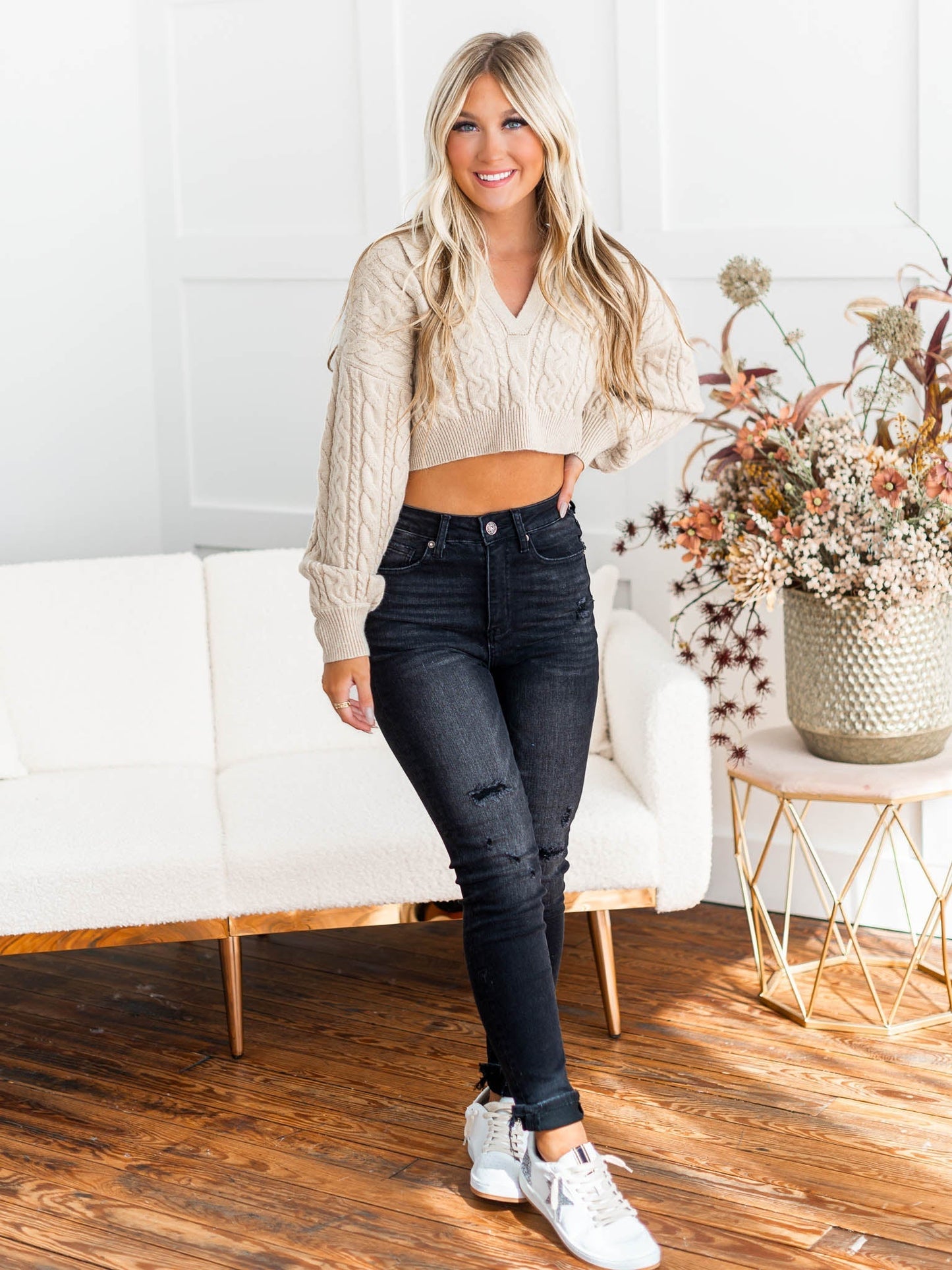 Life That's Good Cropped Sweater