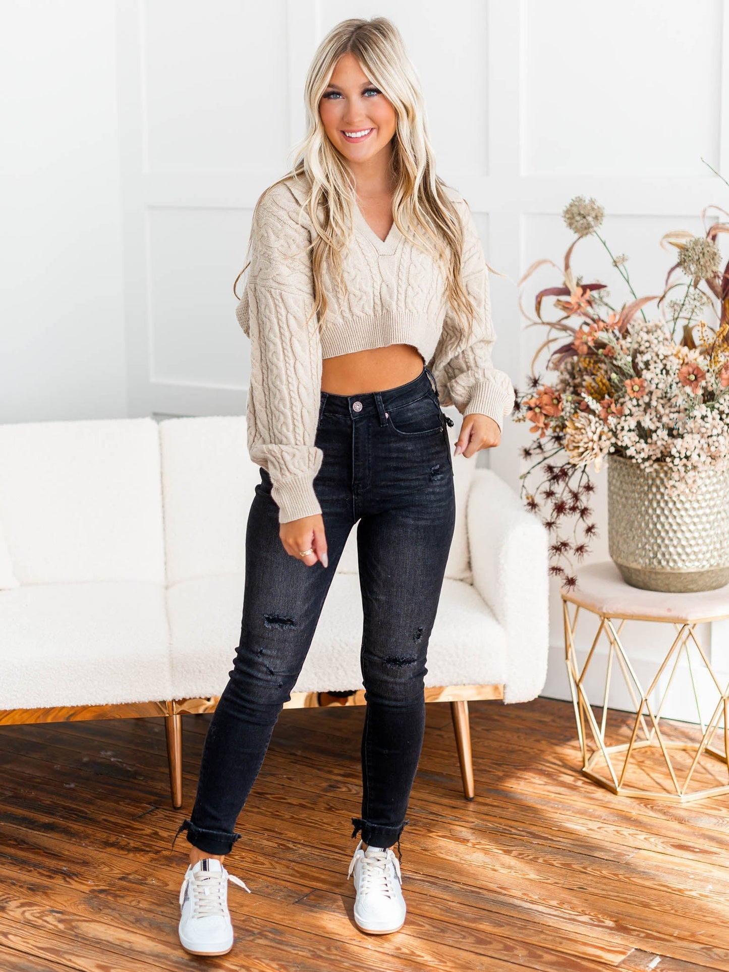 Life That's Good Cropped Sweater