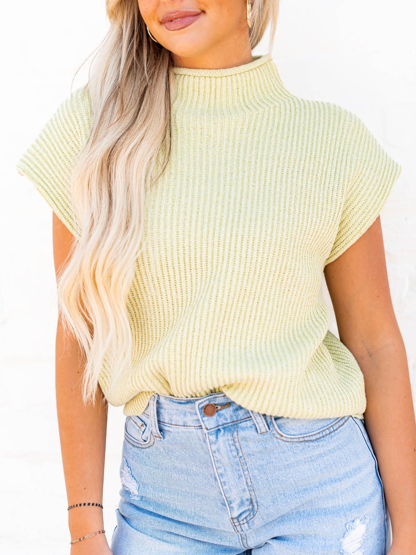Make Them Notice Turtleneck Sweater Vest