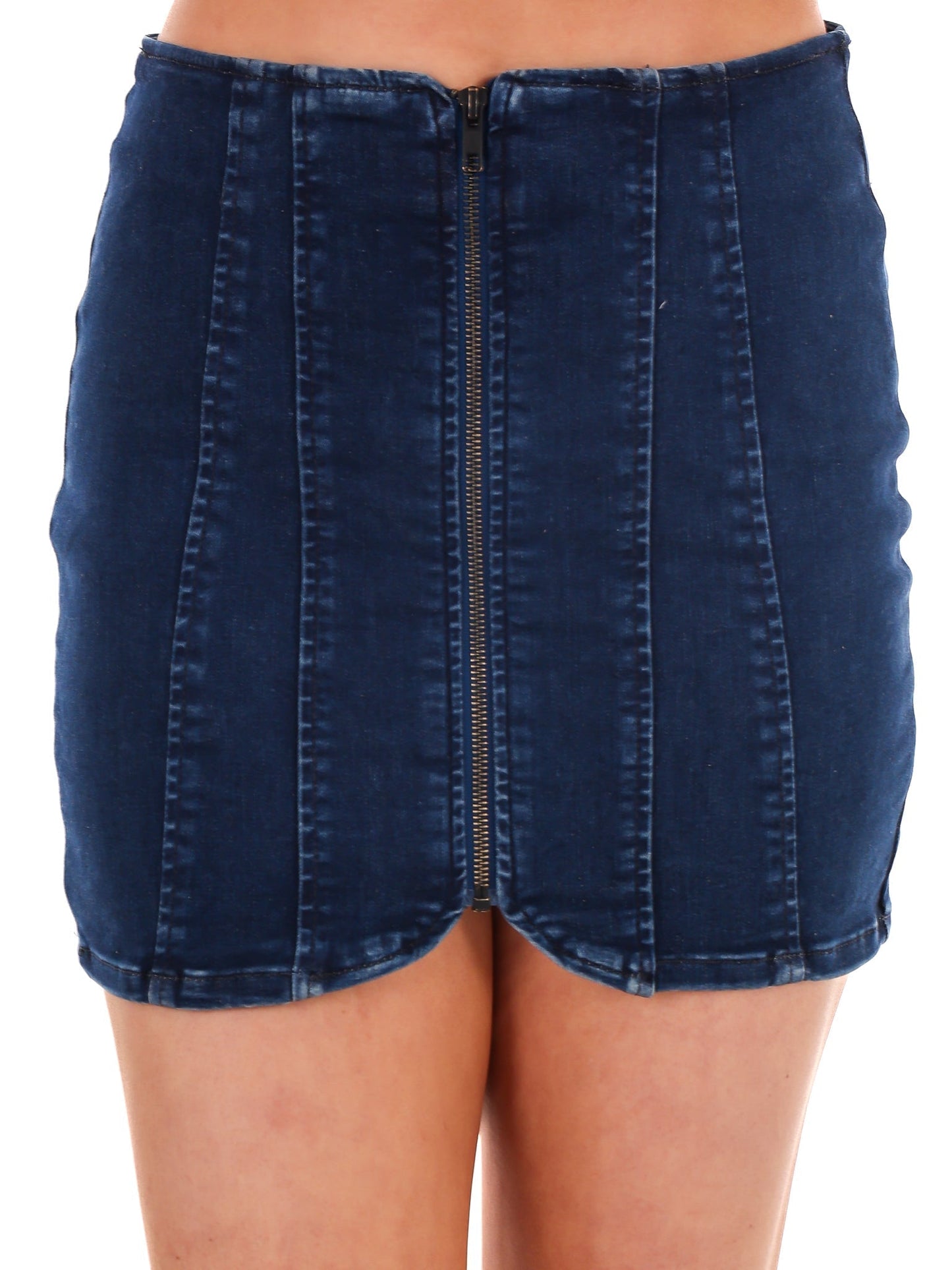 Free People Layla Denim Mini Skirt