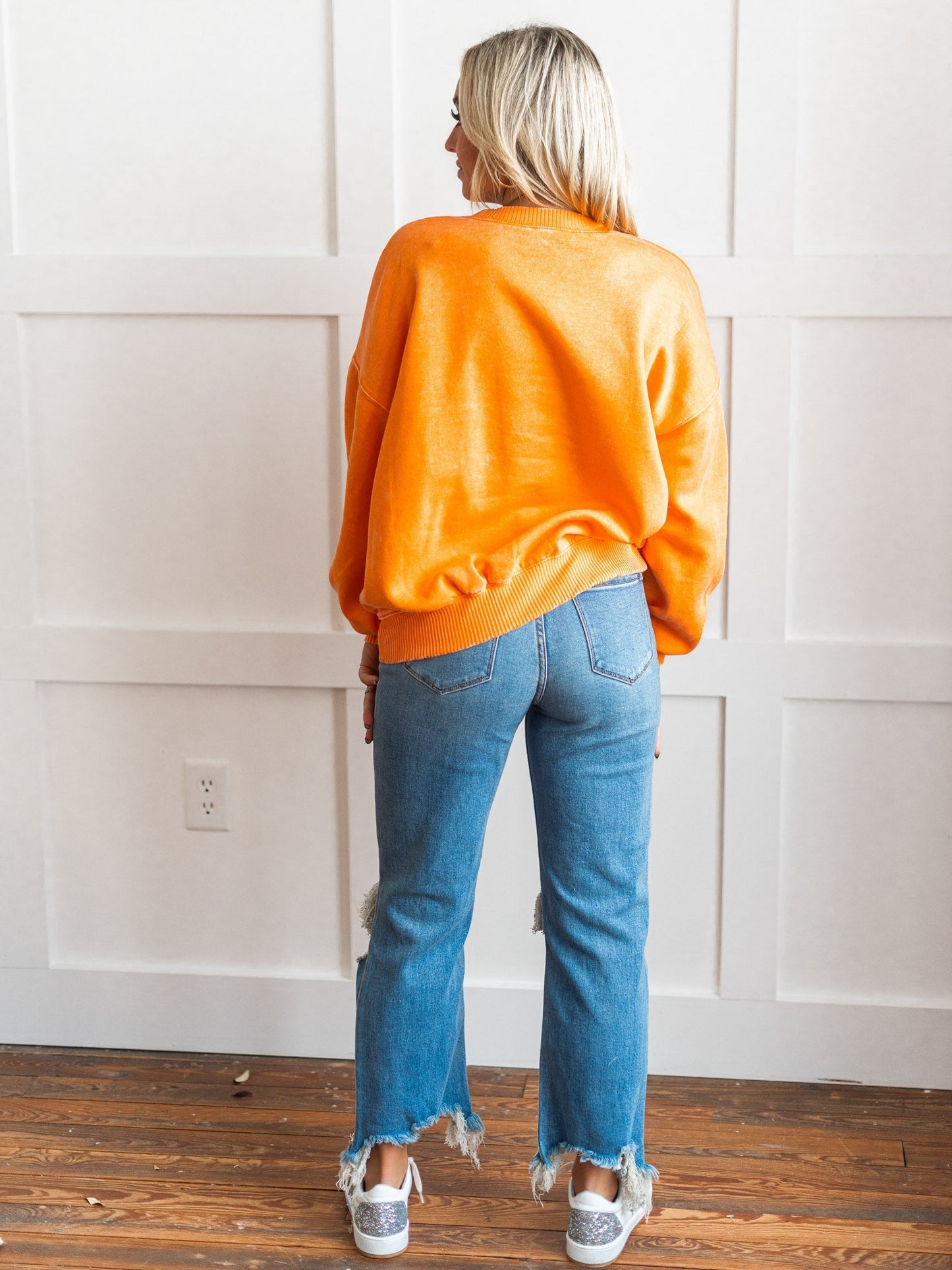 Rhinestone Helmet Sweatshirt