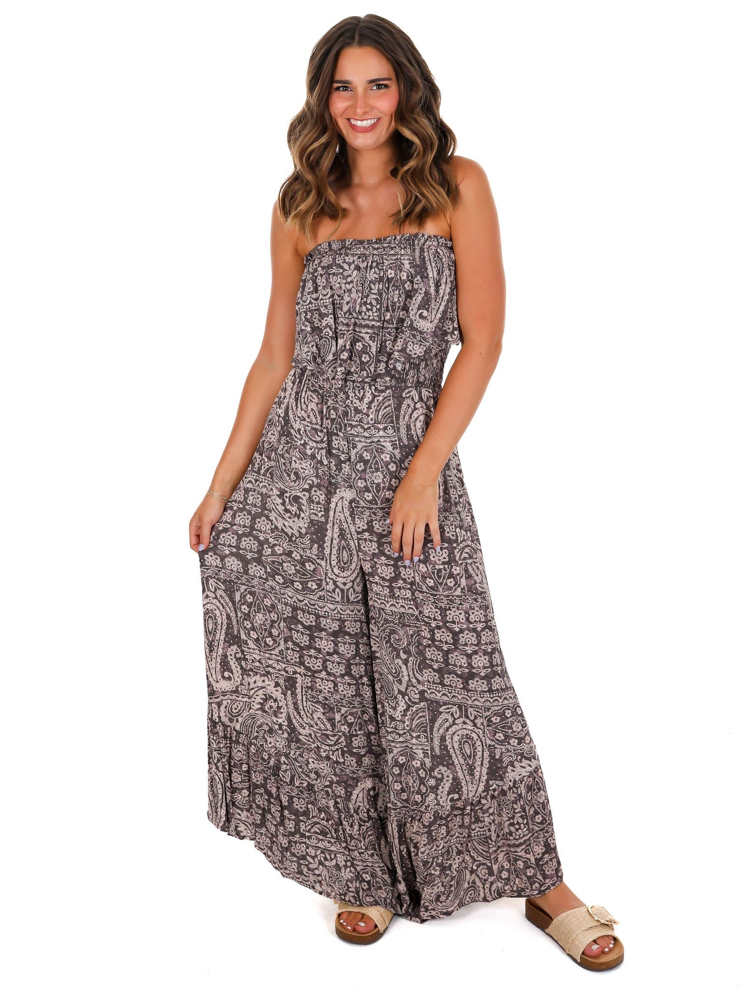 Look at Her Print Jumpsuit