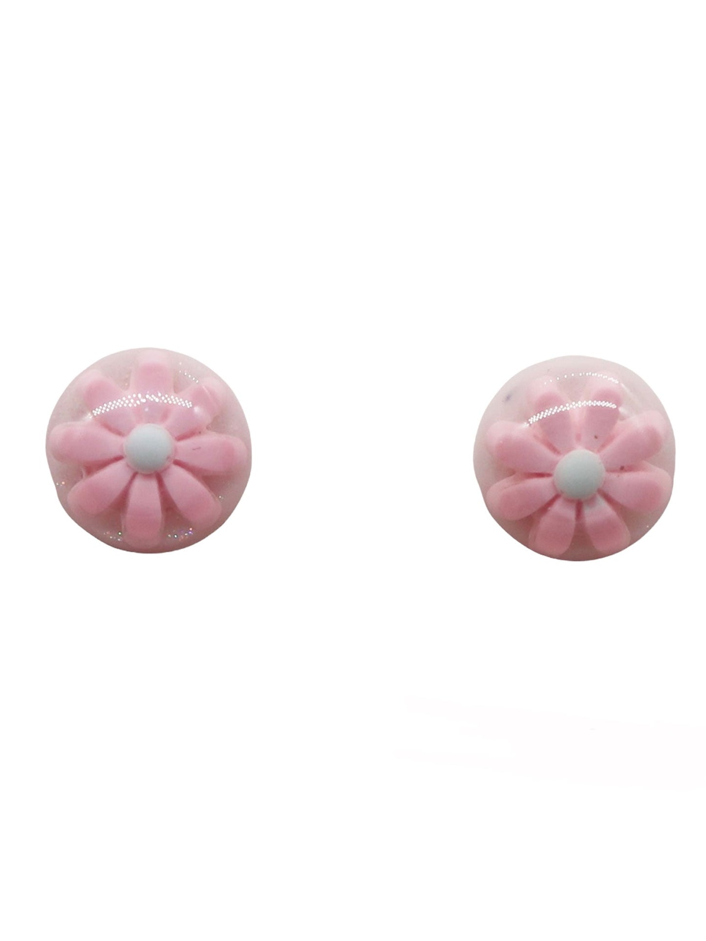 Round Flower Earring
