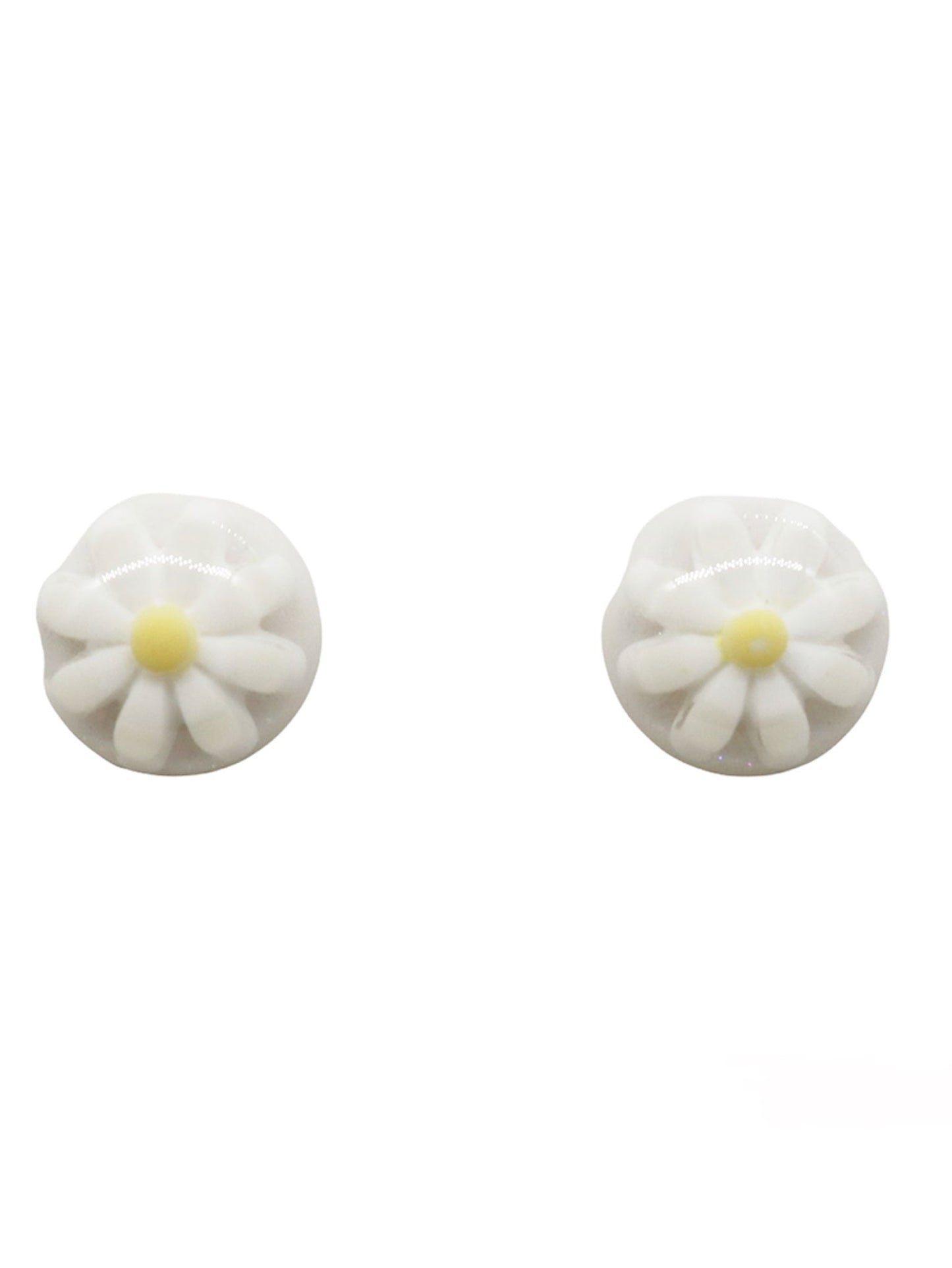 Round Flower Earring
