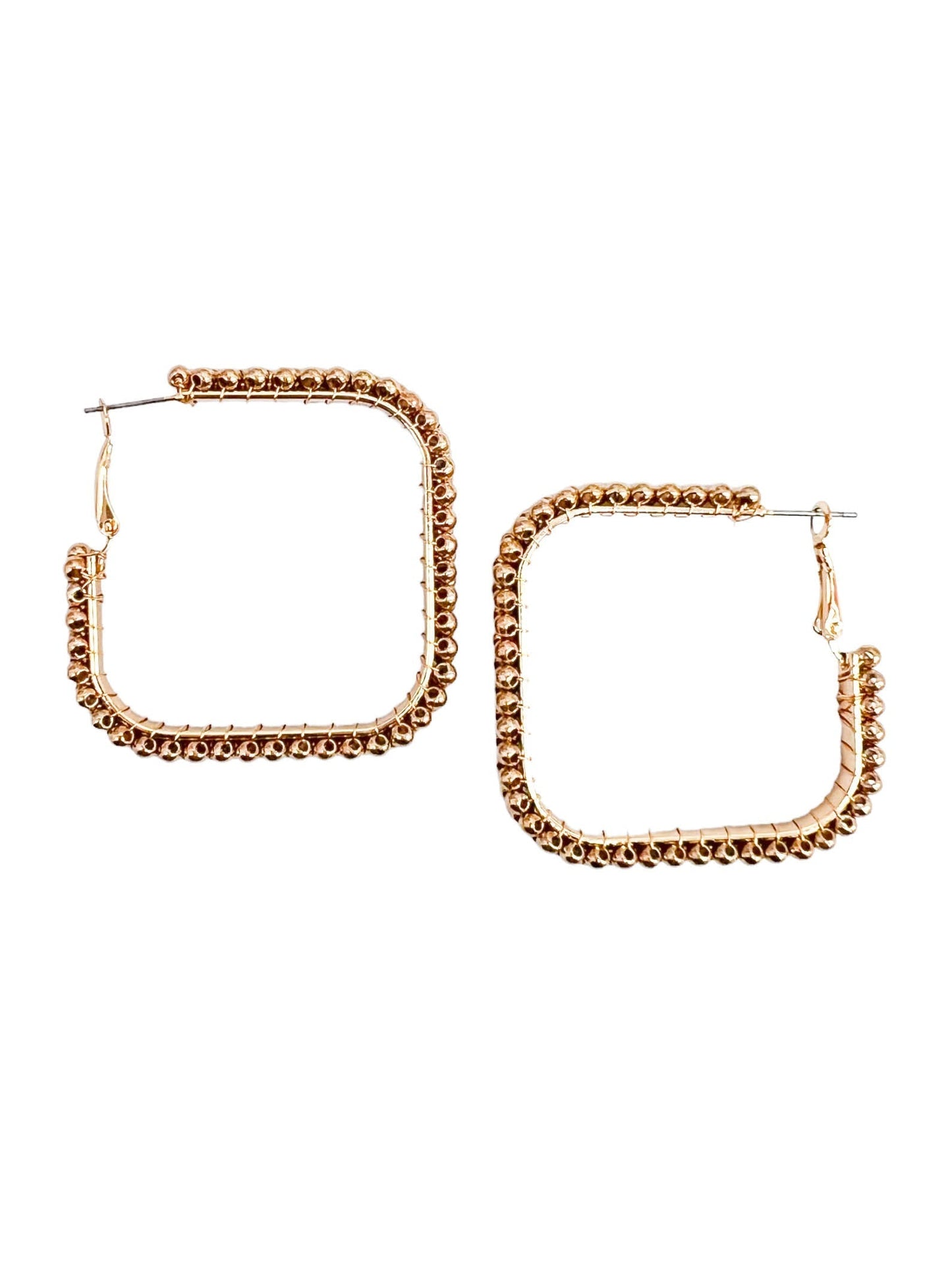 Pearl Square Earrings