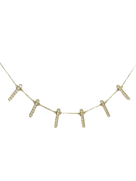 Electra Bar Drop Necklace