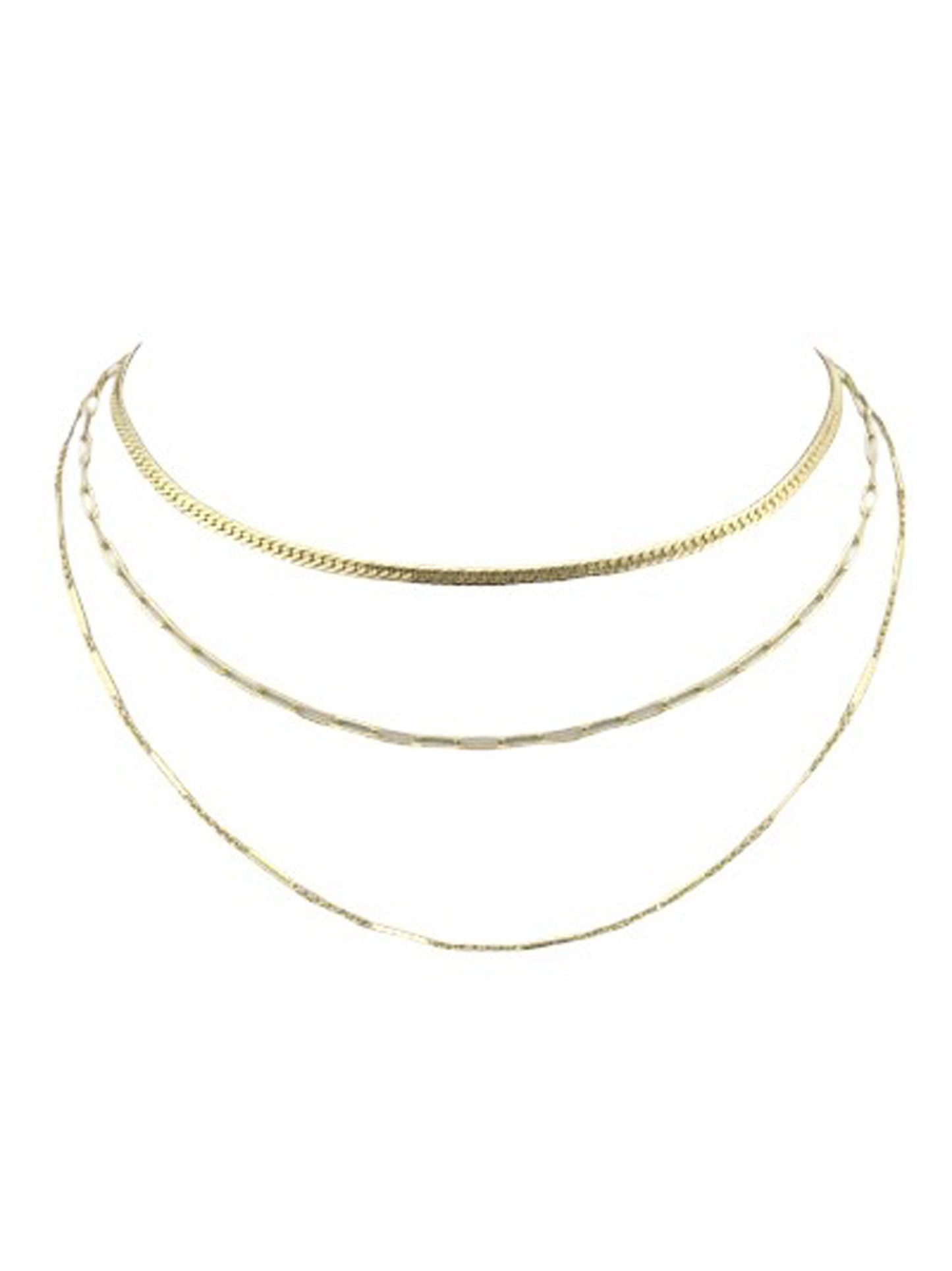 Mix Chain Layered Necklace