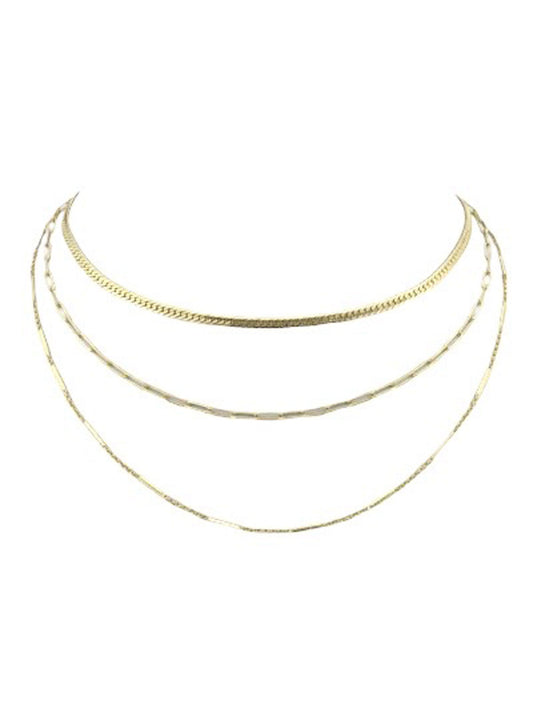 Mix Chain Layered Necklace