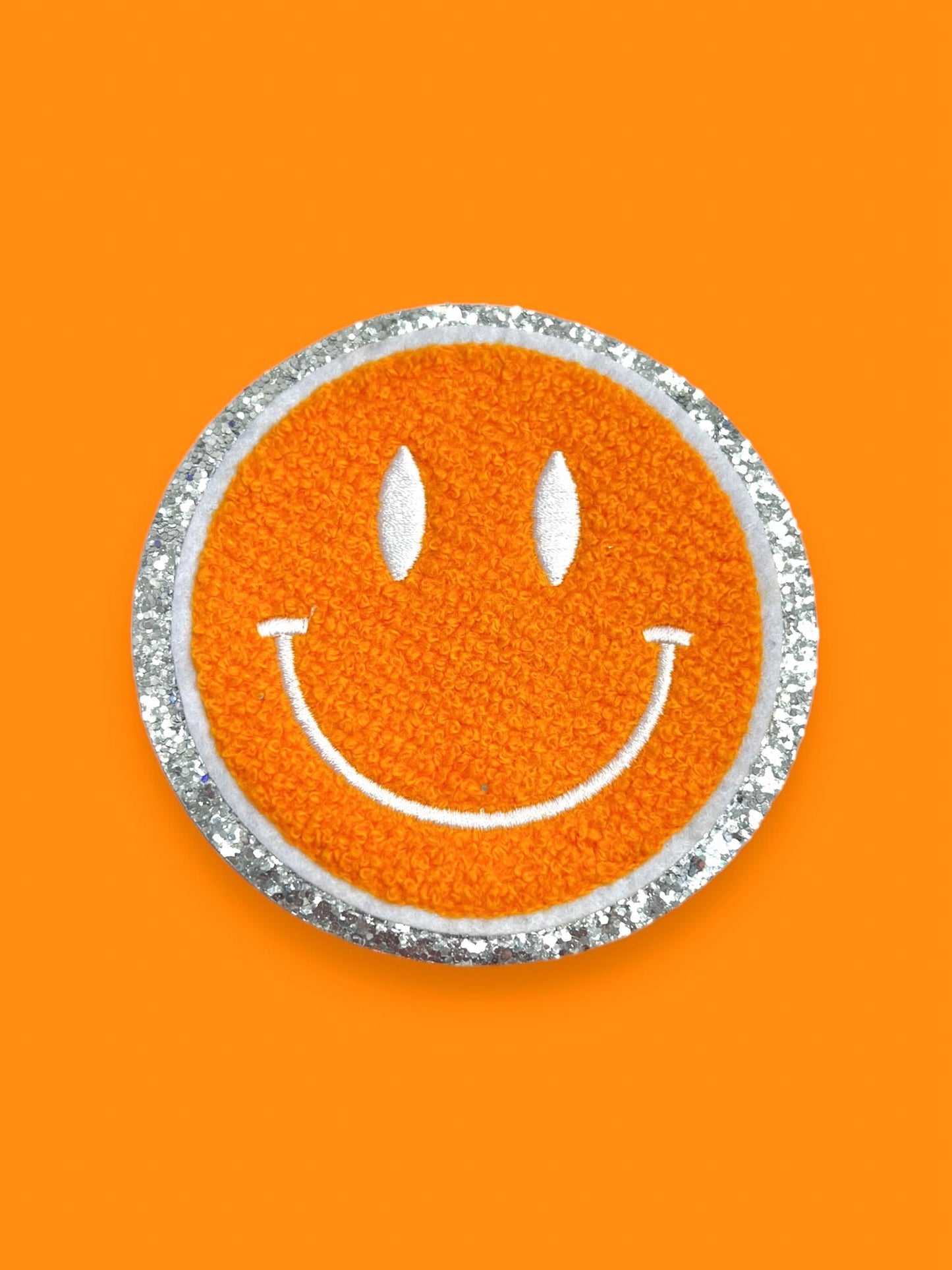 Smiley Face Chenille Sticker