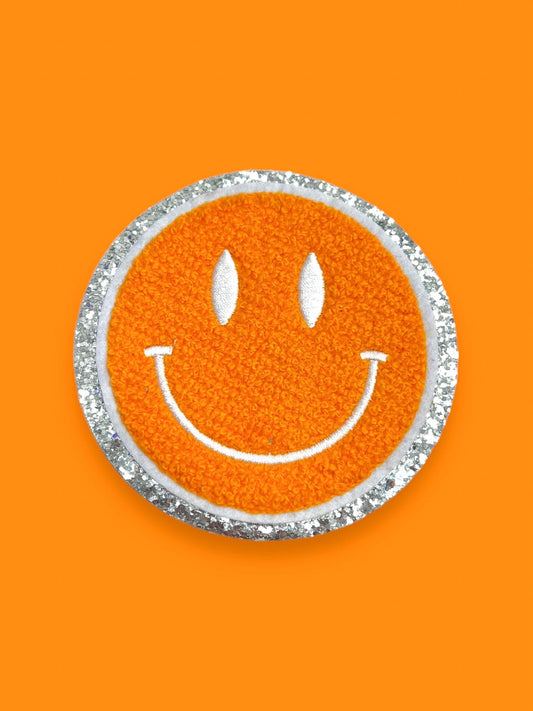 Smiley Face Chenille Sticker