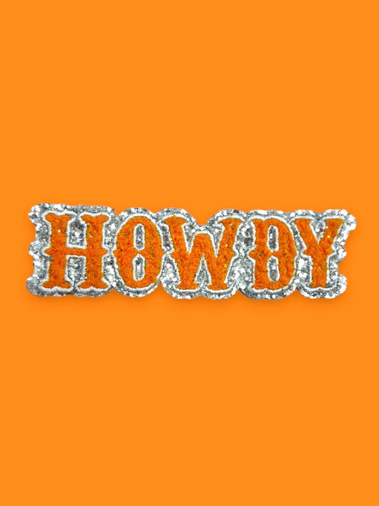 Howdy Chenille Sticker