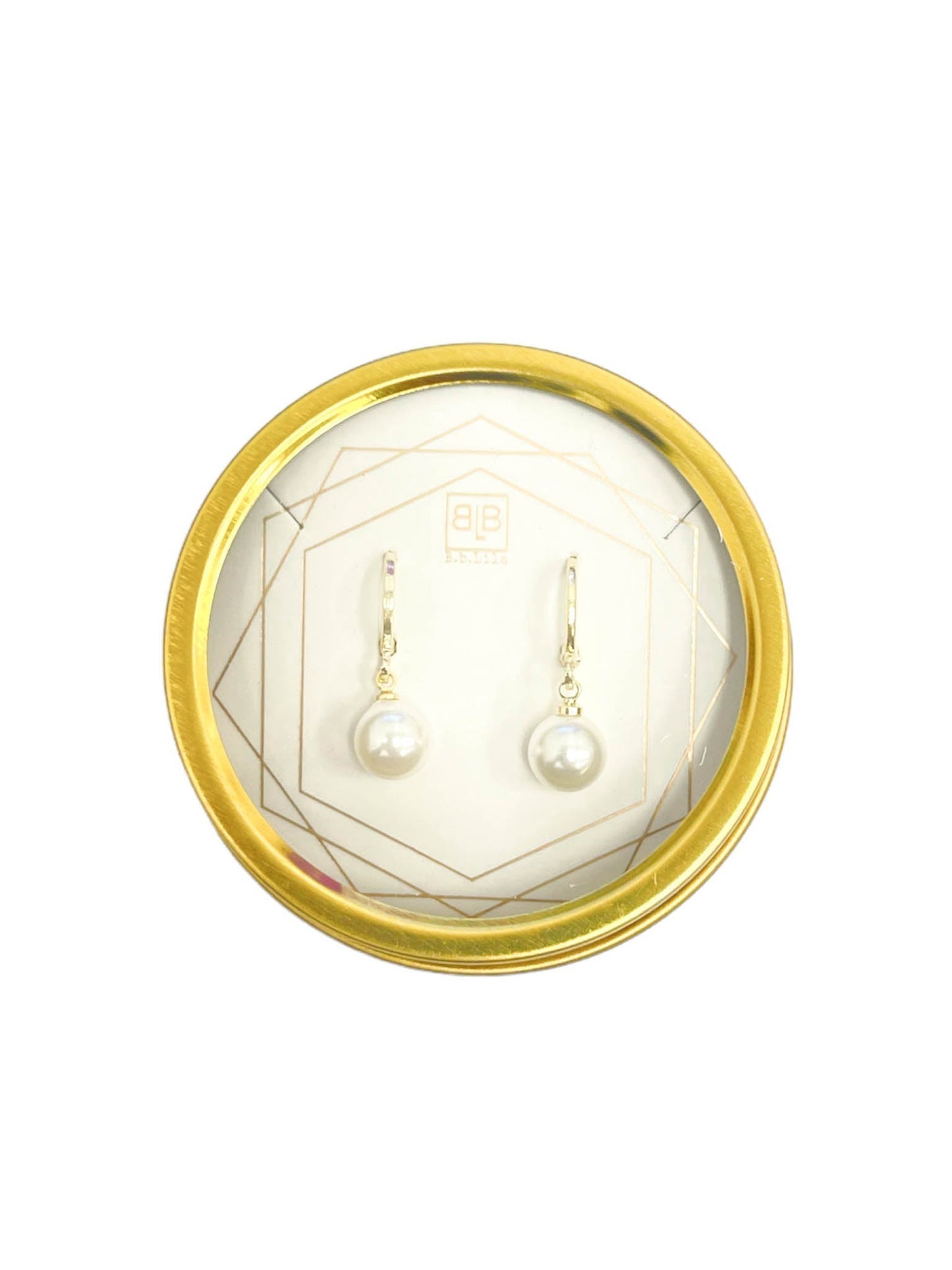 Pearl Huggie Earrings
