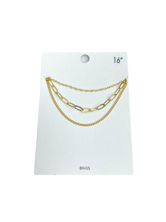 Little Gold Layered Necklace