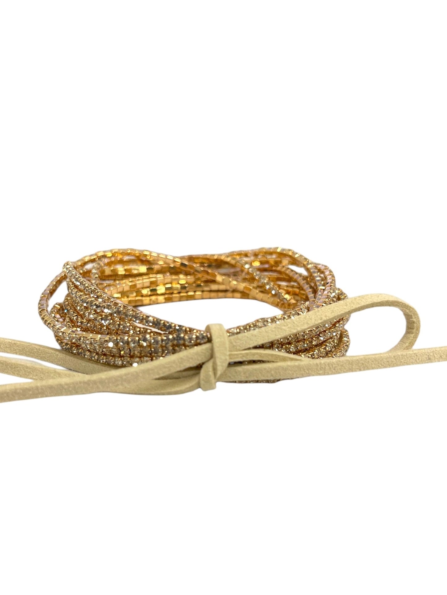Multi Stretch Rhinestone Bracelet