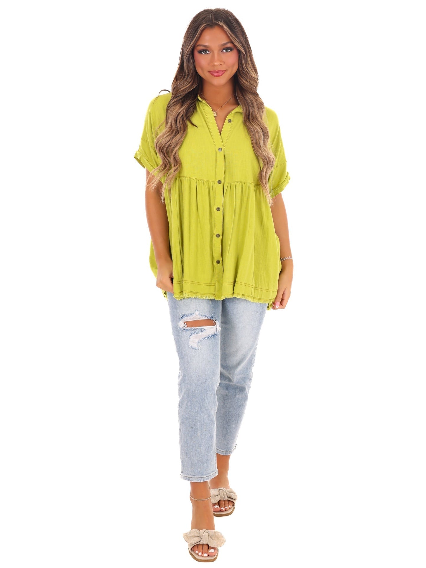 Pure Love Linen Top