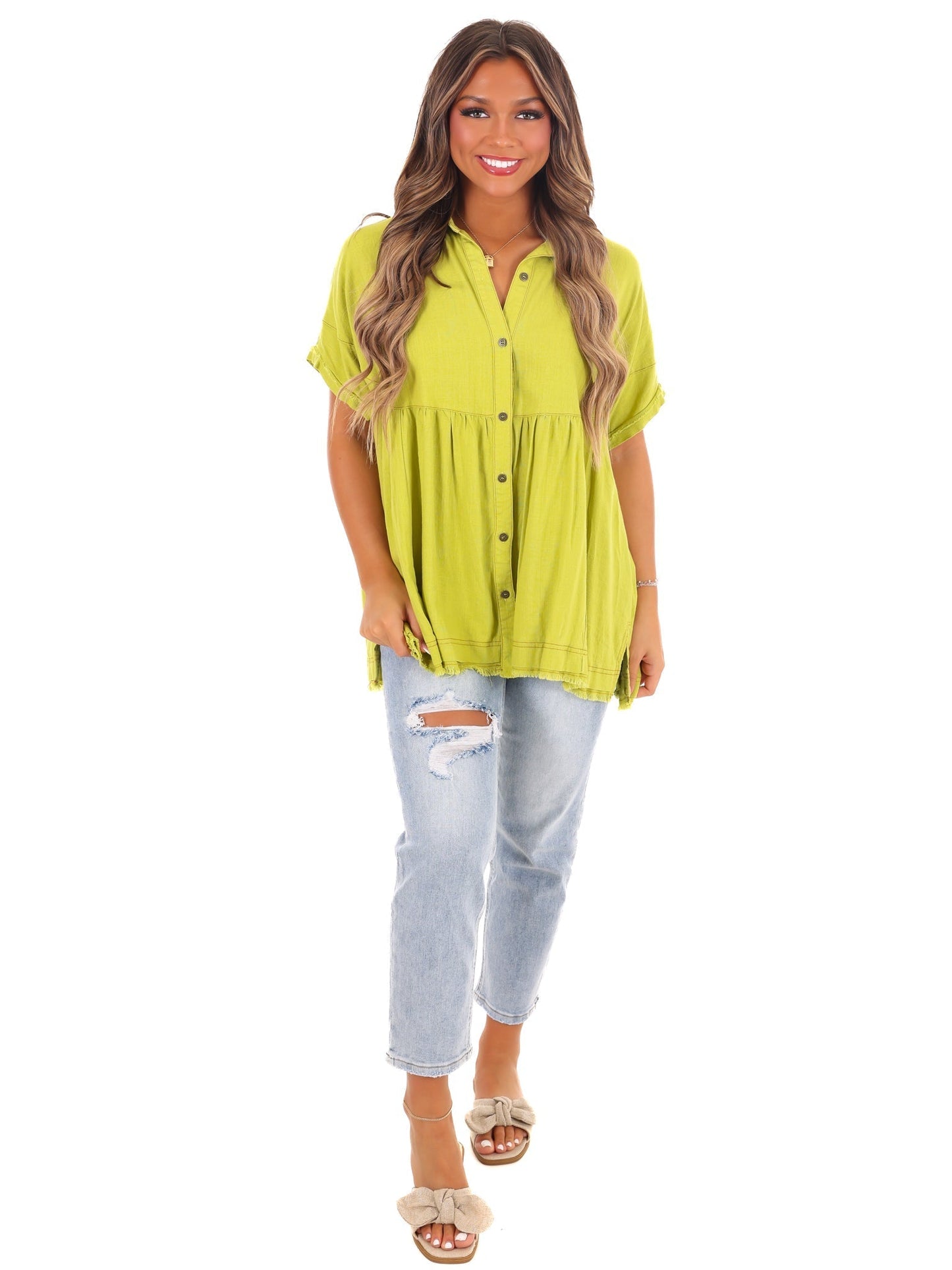 Pure Love Linen Top
