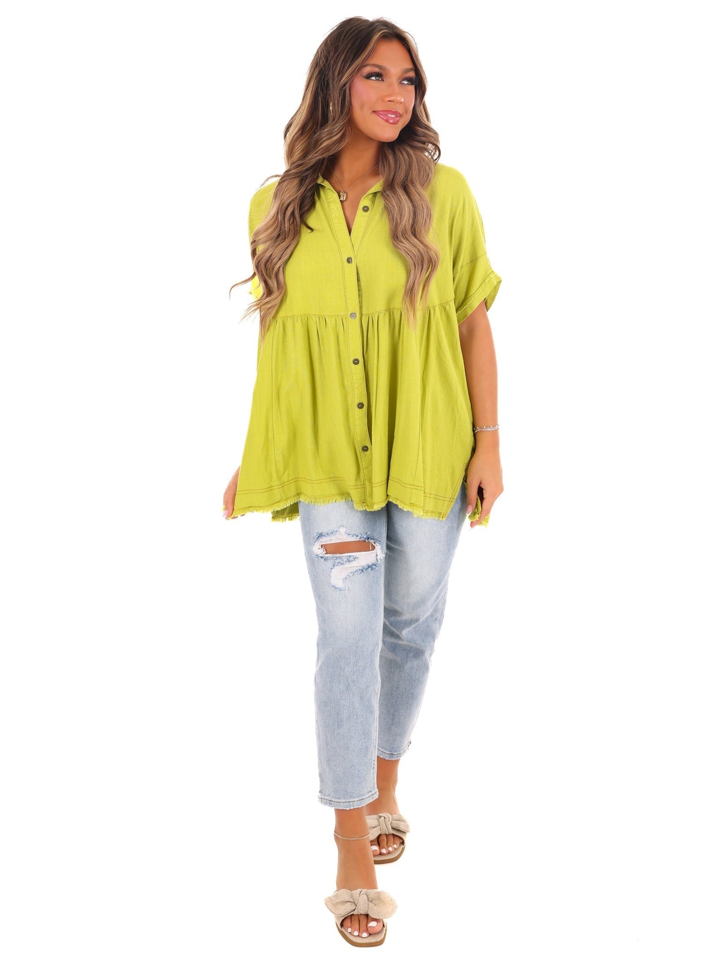 Pure Love Linen Top
