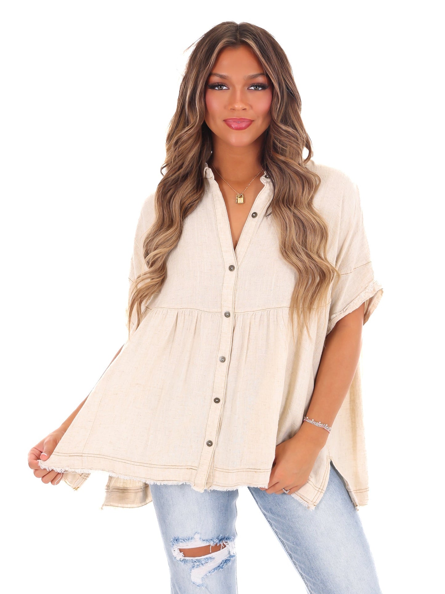 Pure Love Linen Top