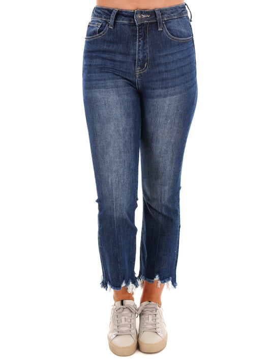 No Satisfaction Dark Ankle Flare