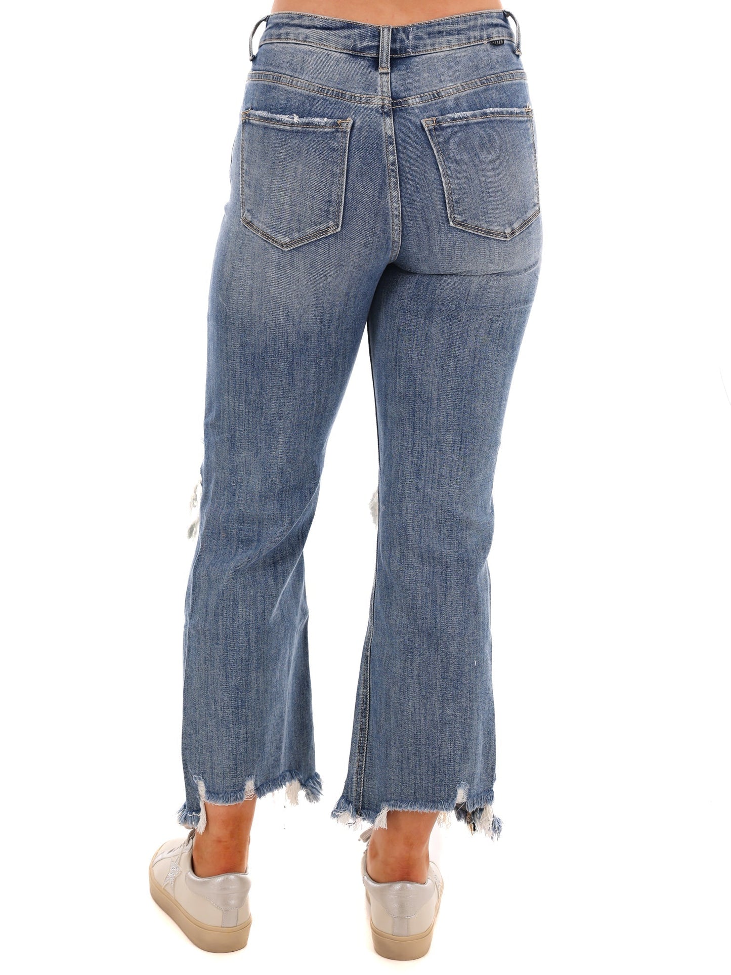 Let me Go High Rise Crop Jeans