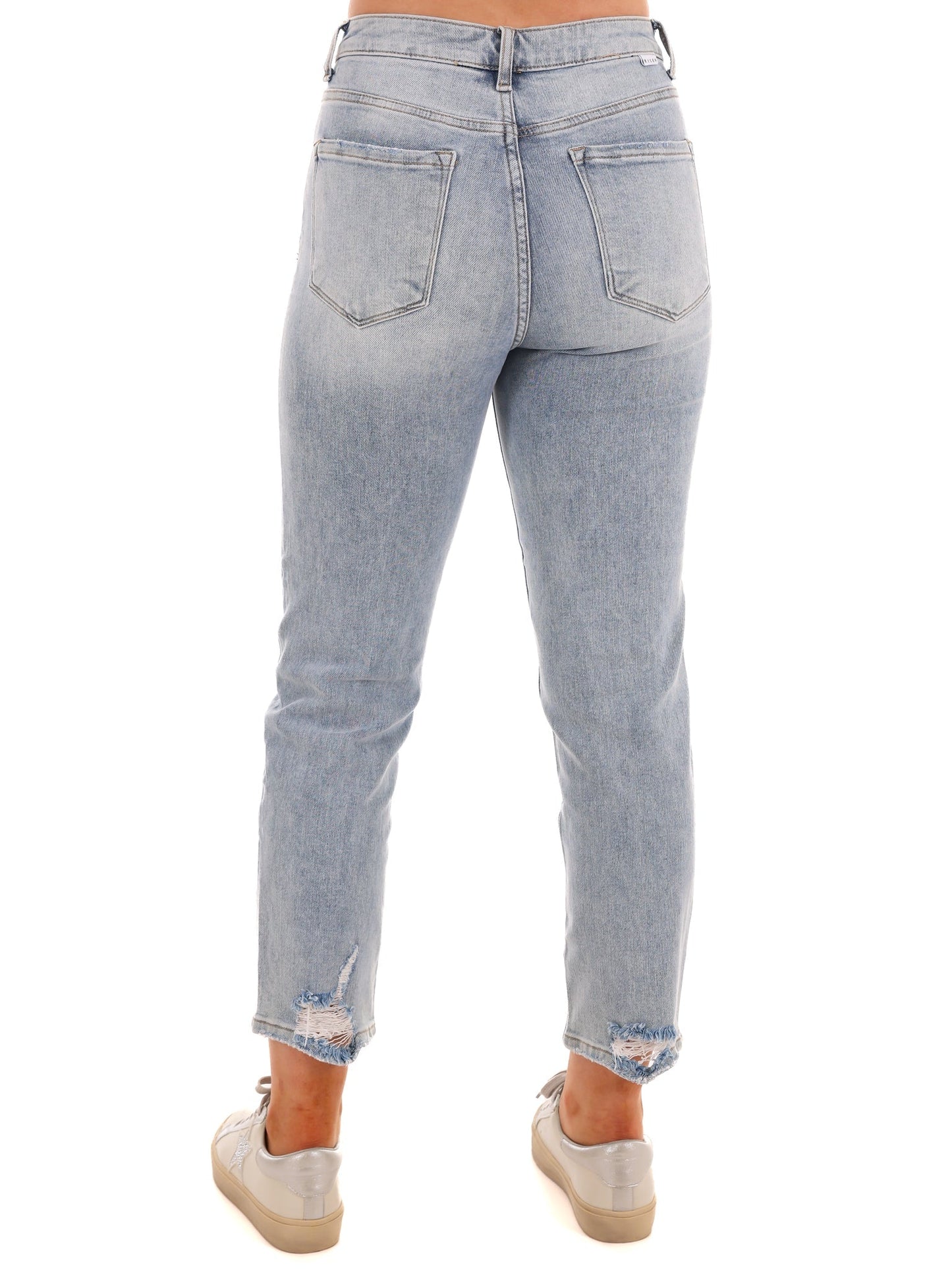 You Send Me High Waist Straight Jeans