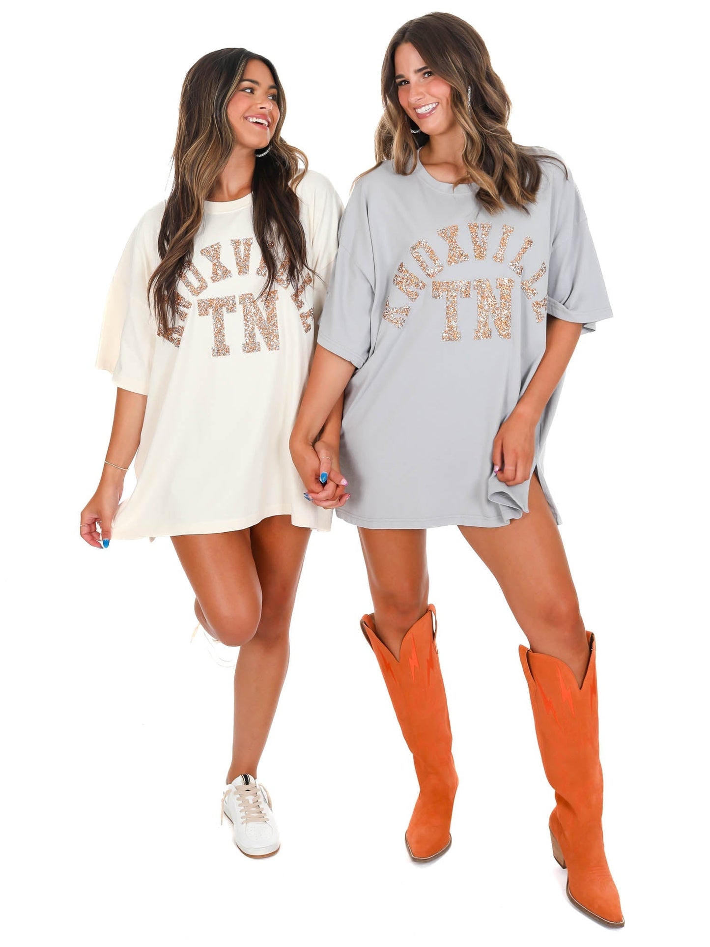 Rhinestone Knoxville TN Oversized Tee