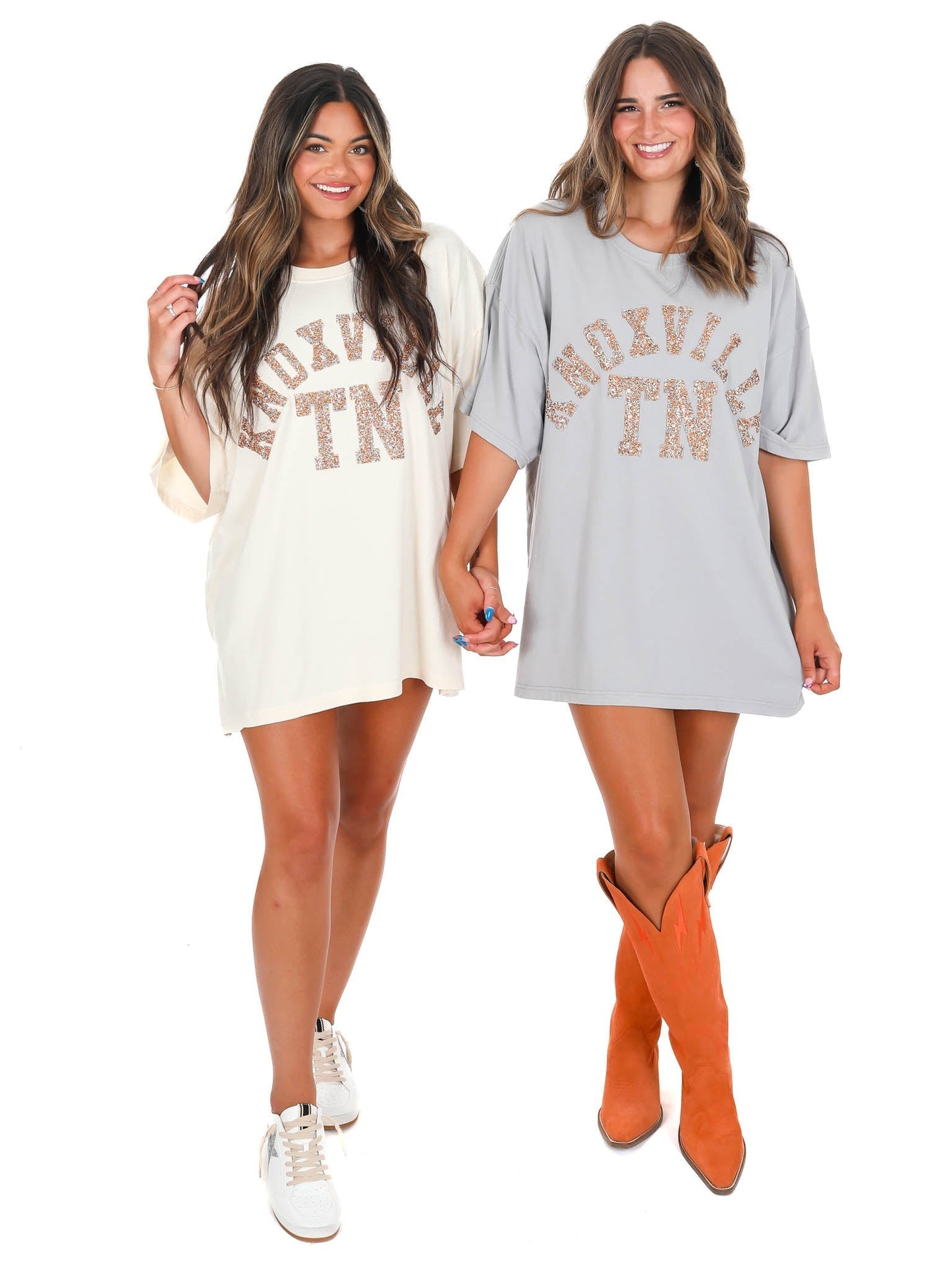 Rhinestone Knoxville TN Oversized Tee