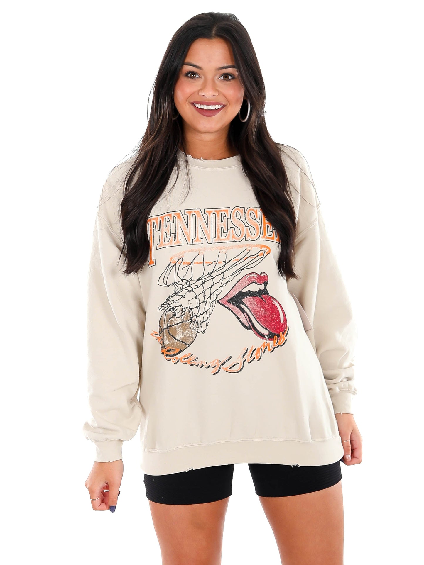Rolling Stones Volunteers Basketball Net Sweatshirt