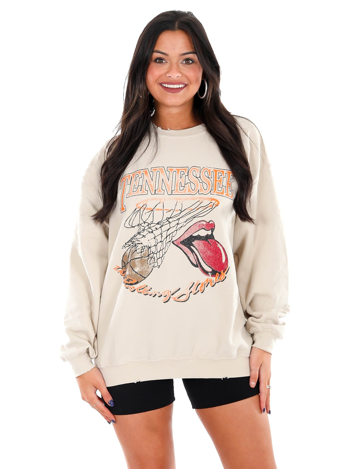 Rolling Stones Volunteers Basketball Net Sweatshirt