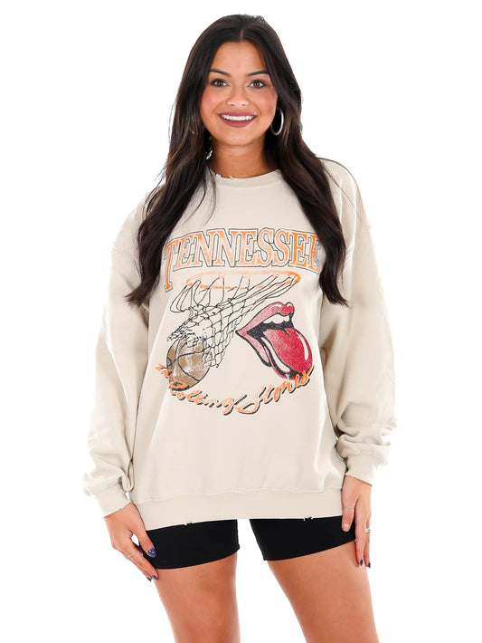 Rolling Stones Volunteers Basketball Net Sweatshirt