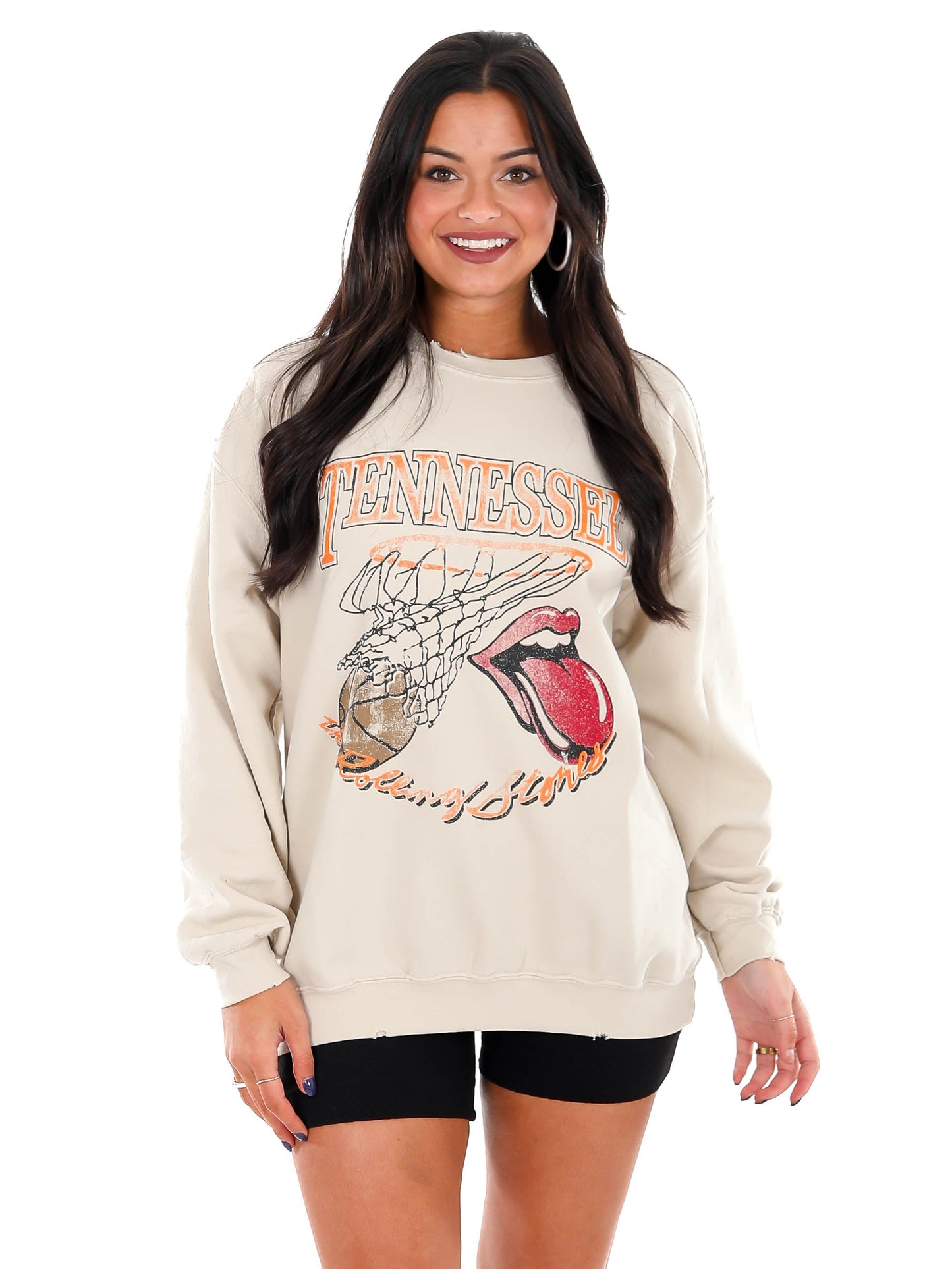 Rolling Stones Volunteers Basketball Net Sweatshirt