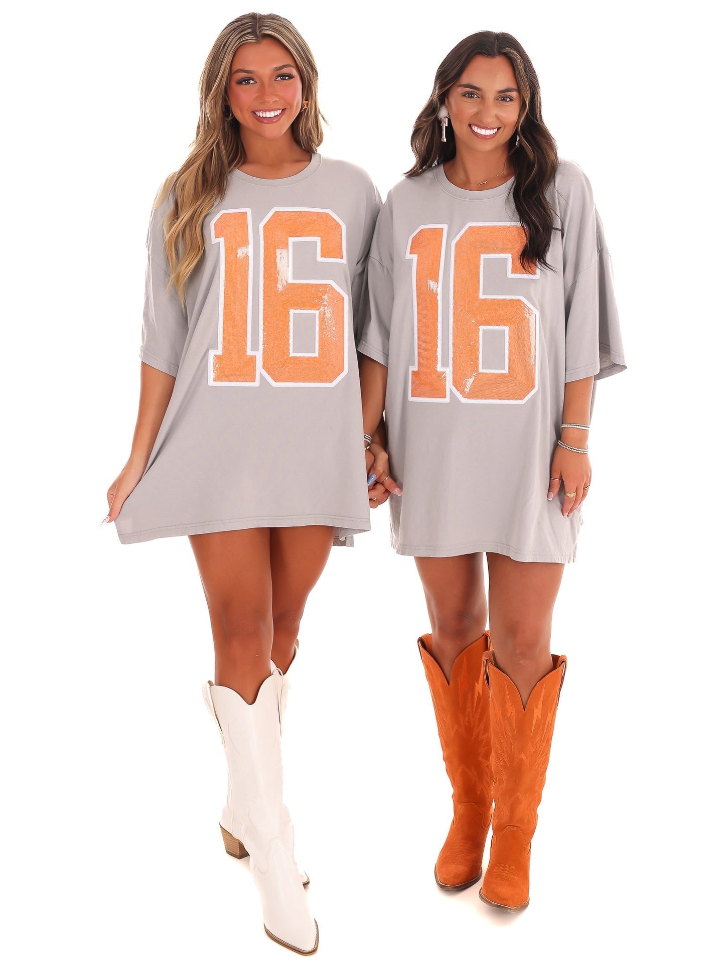 Sequin 16 Oversized Tee