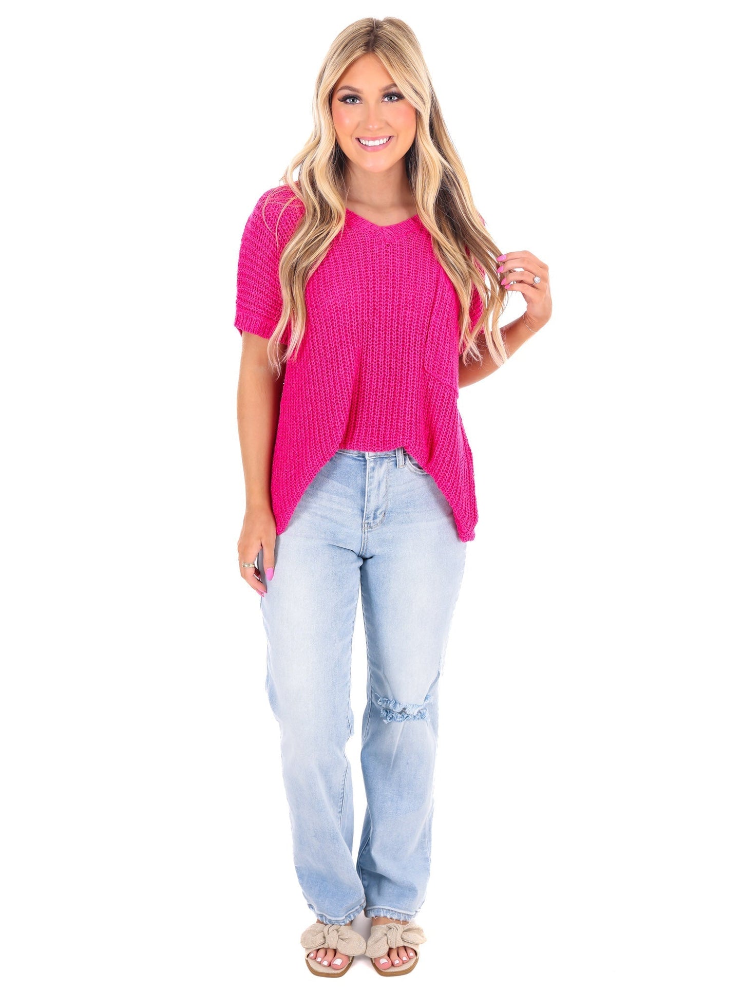 Somewhere Between Sweater Top