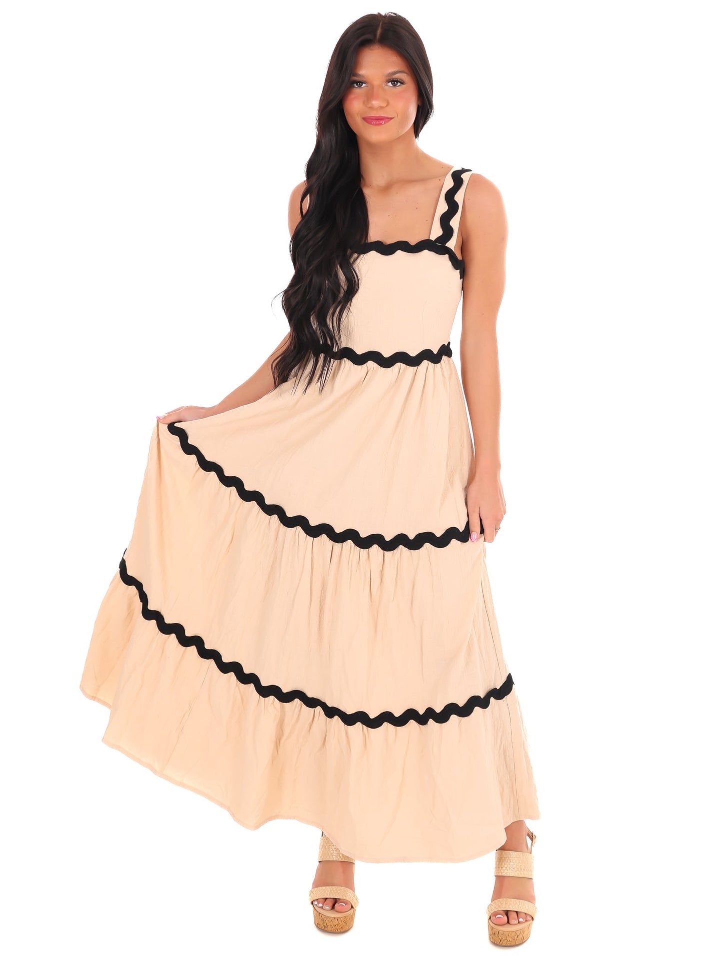 Off to Brunch Midi Dress