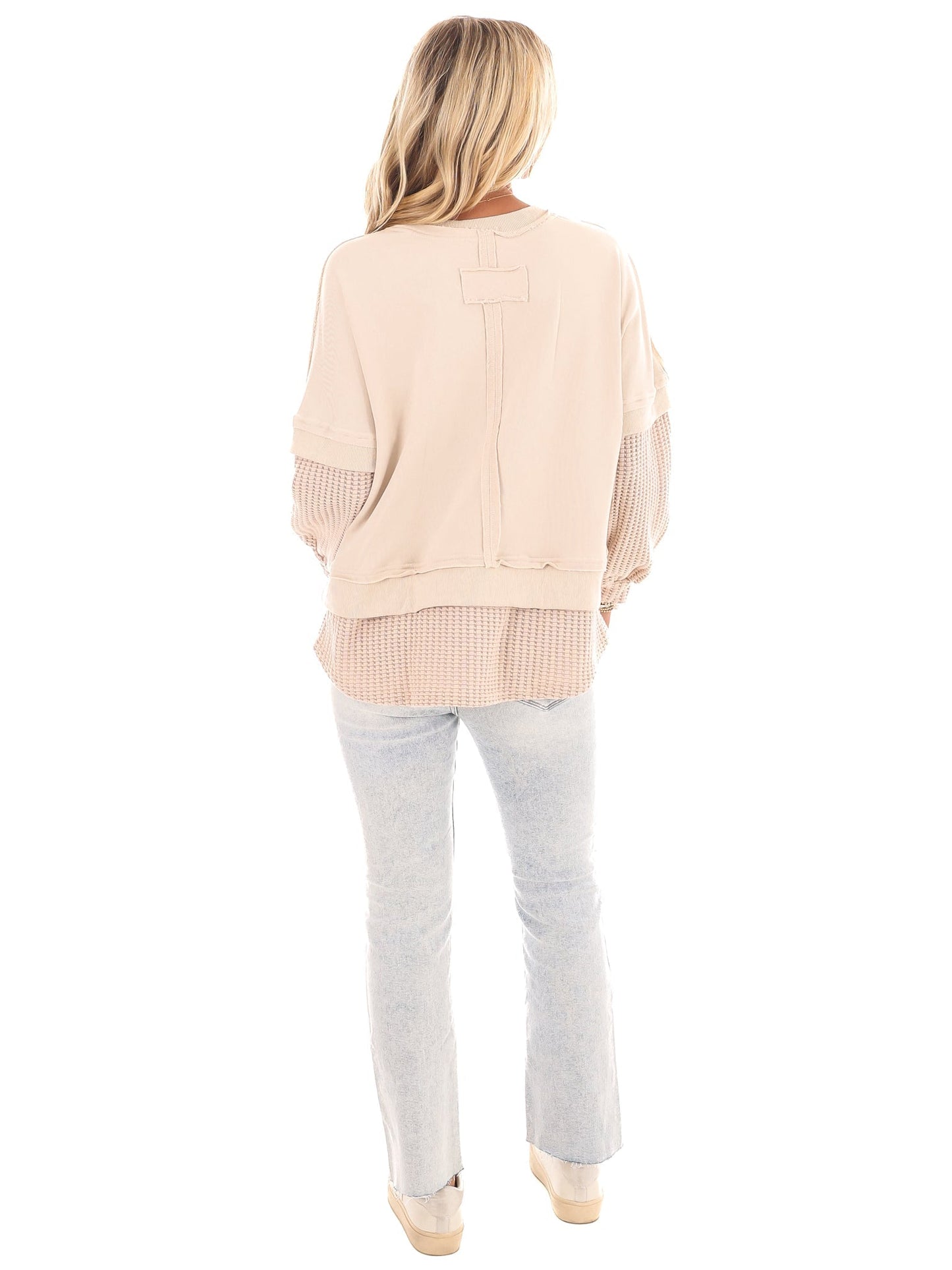 Safe to Say Contrast Top