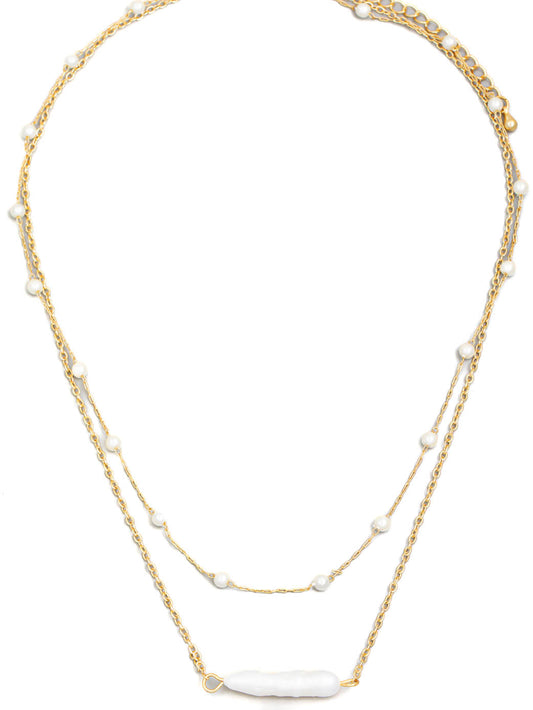 Layered Pearl Necklace