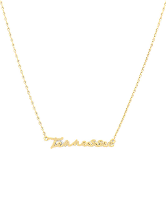 State Letter Necklace
