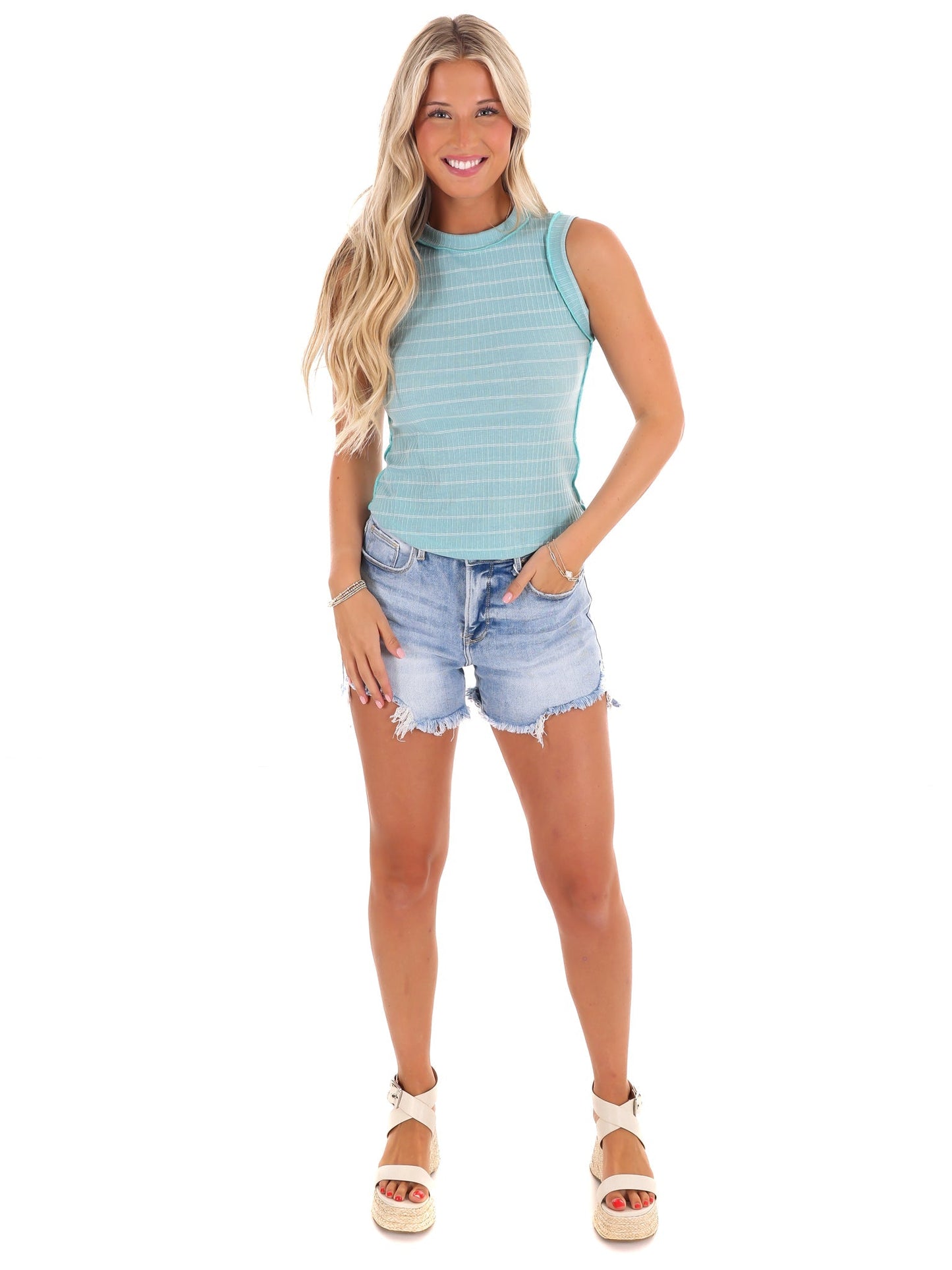 Southern Days Striped Tank Top
