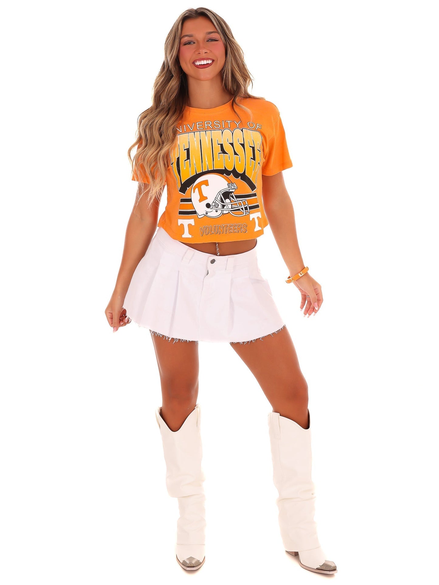 Tennessee Helmet Crop Top