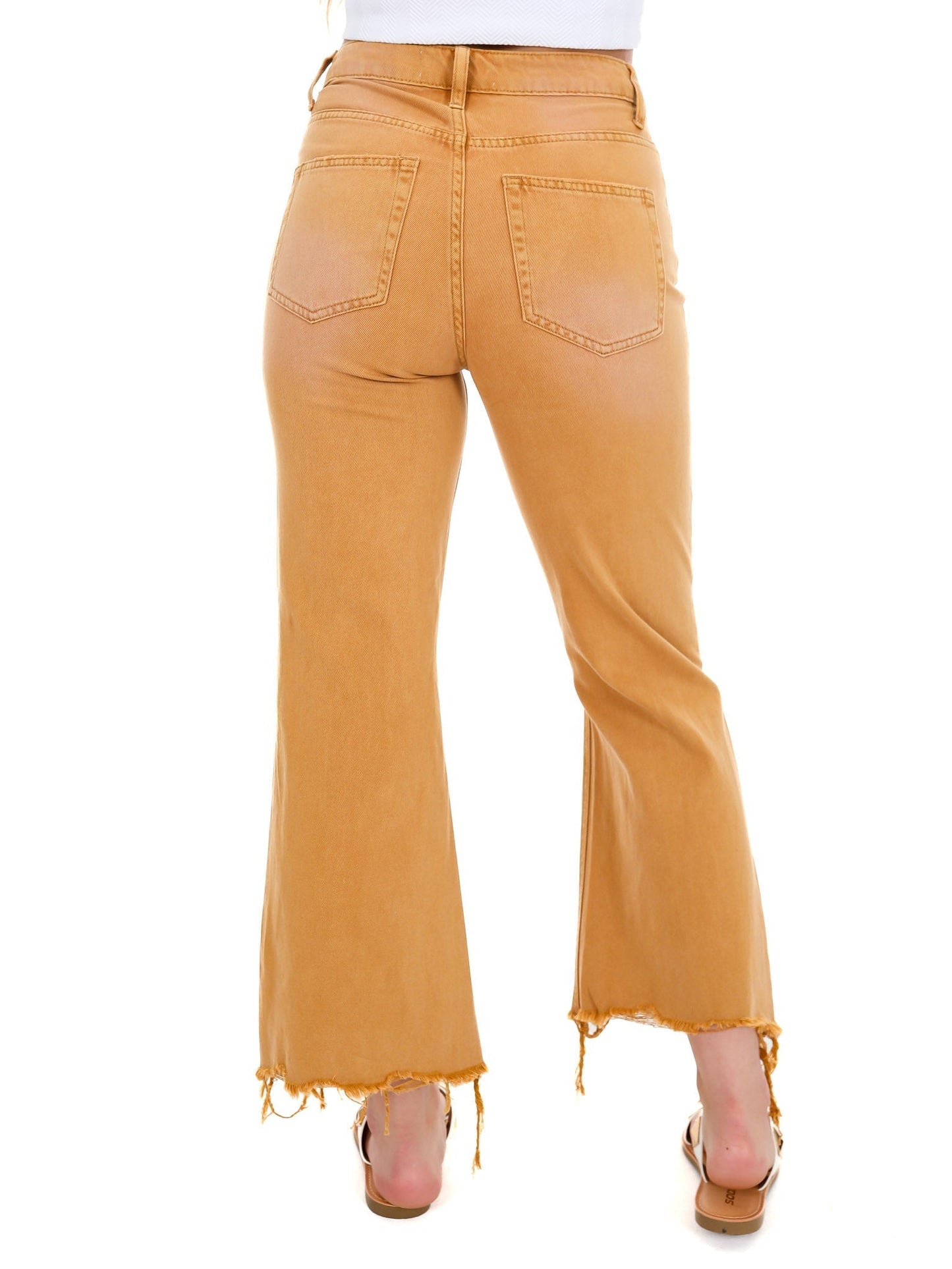 Light Switch Vintage Crop Flare Jeans